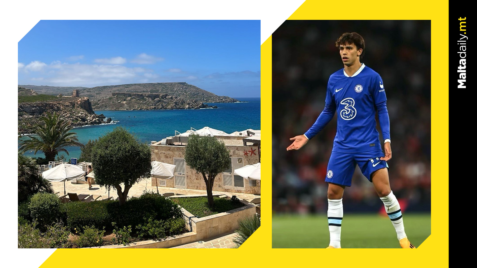 Football star João Félix spotted in Malta