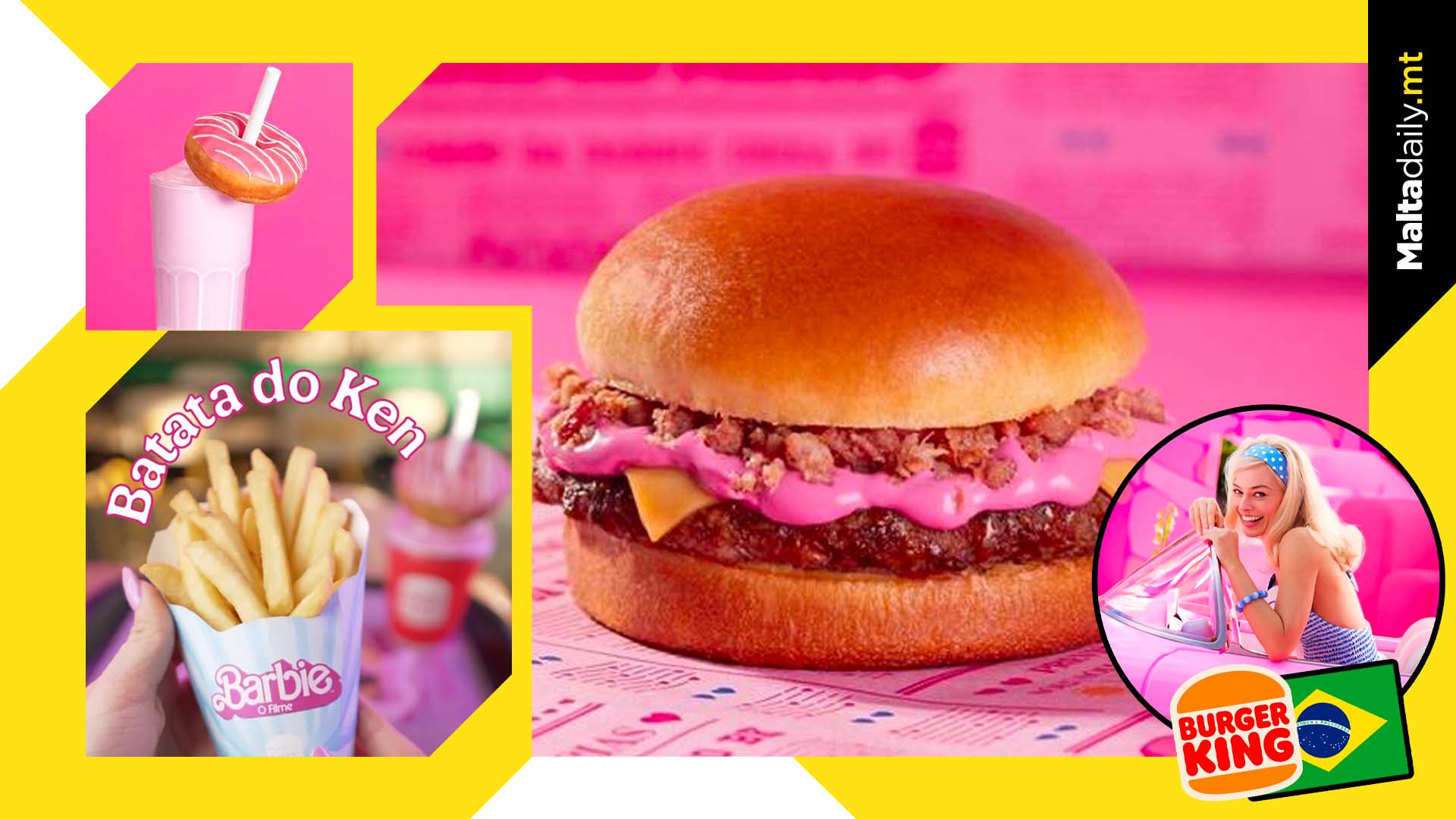 Burger King Brazil Releases Pink Barbie Burger