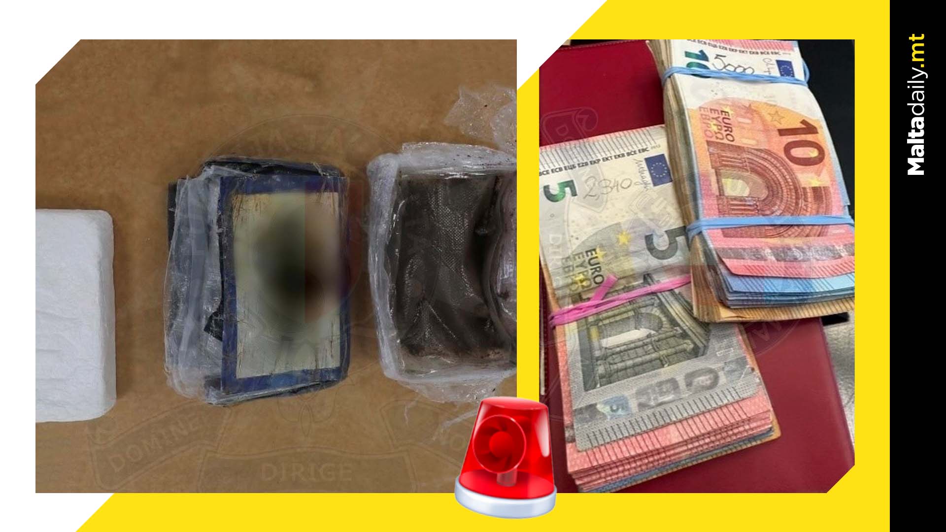Drugs And Cocaine Confiscated In Pieta Police Operation