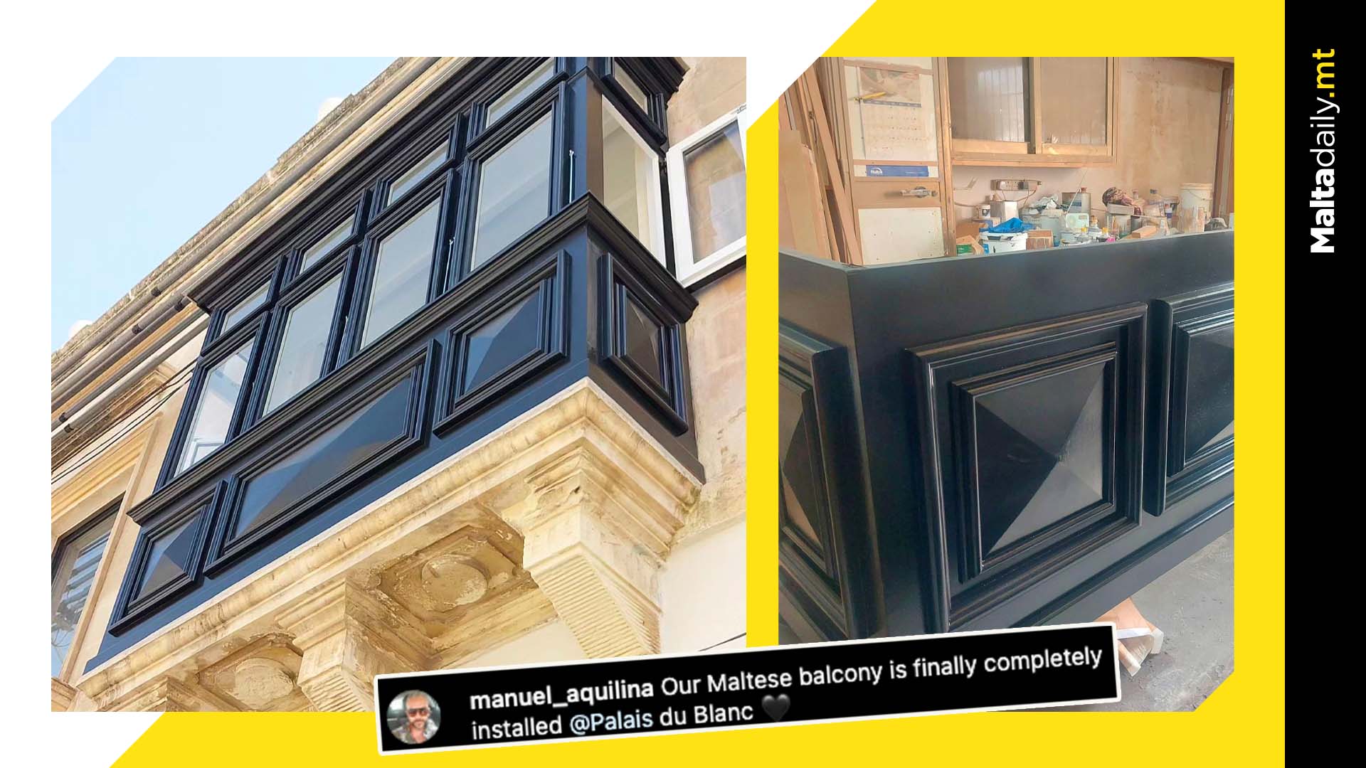 A Glimpse Into Maltese Traditional Balcony Instalment