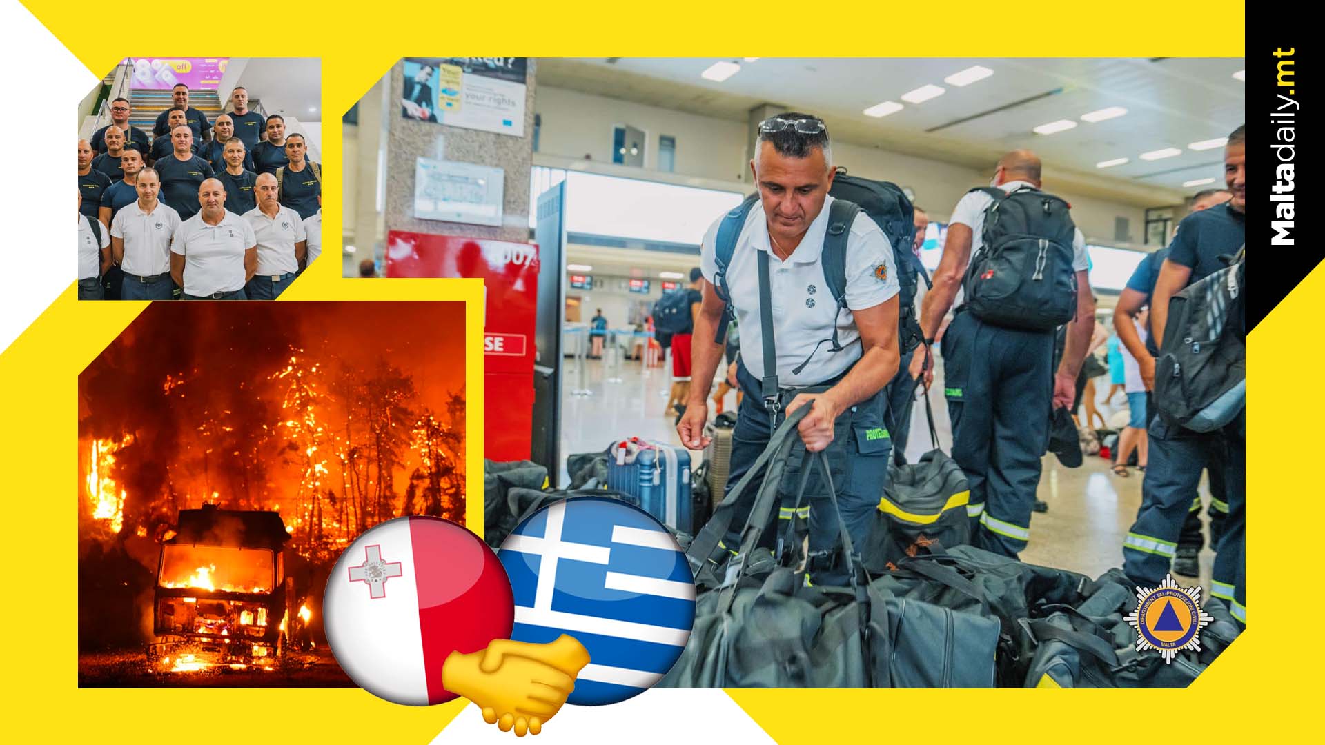 20 Maltese CPD Officials To Help In Greece With Forest Fires