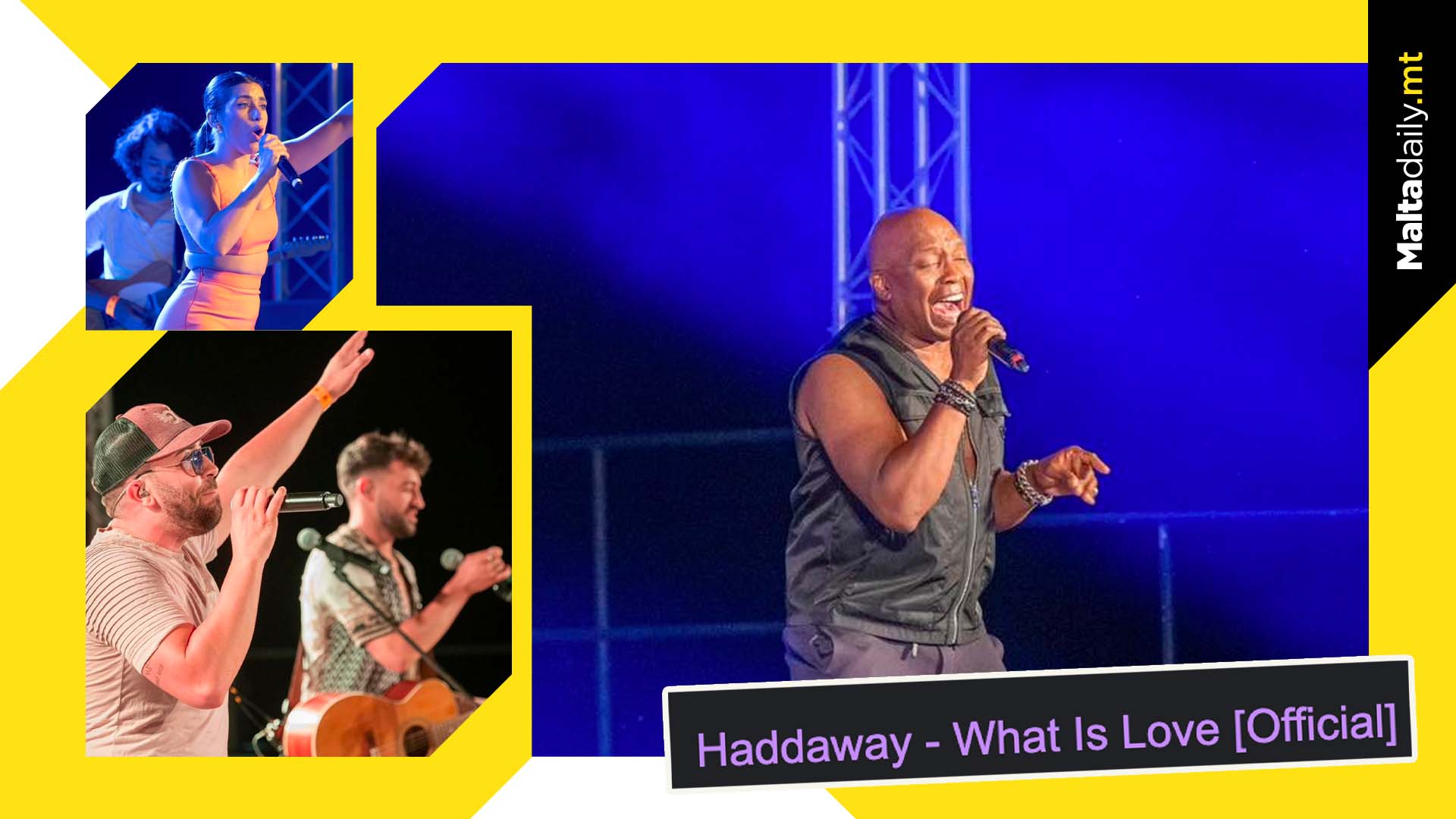 Legendary Haddaway Performs In Gozo For Xwejni Music Fest