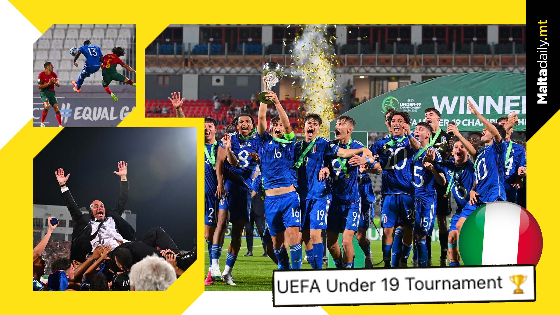 Italy Beat Portugal To Win U19 European Championship