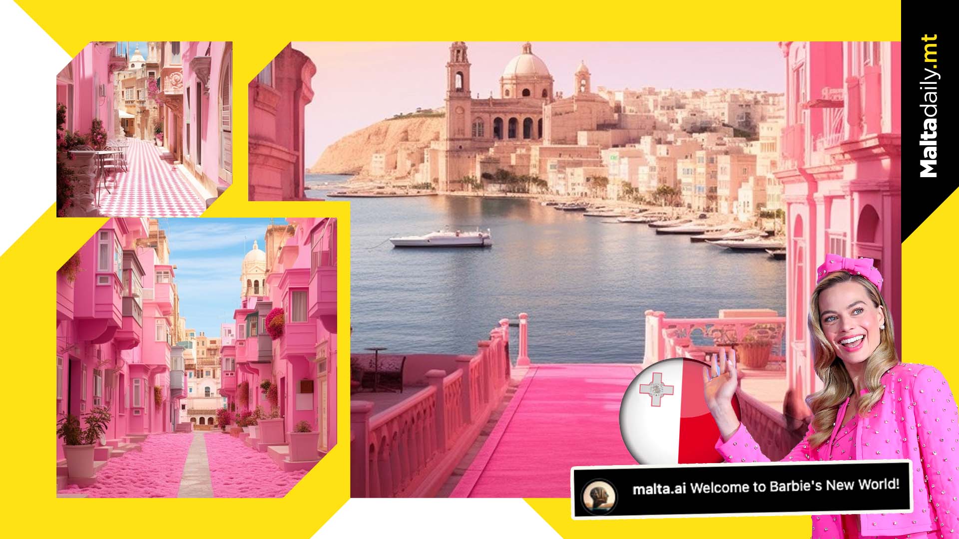How We See Malta After Watching Barbie