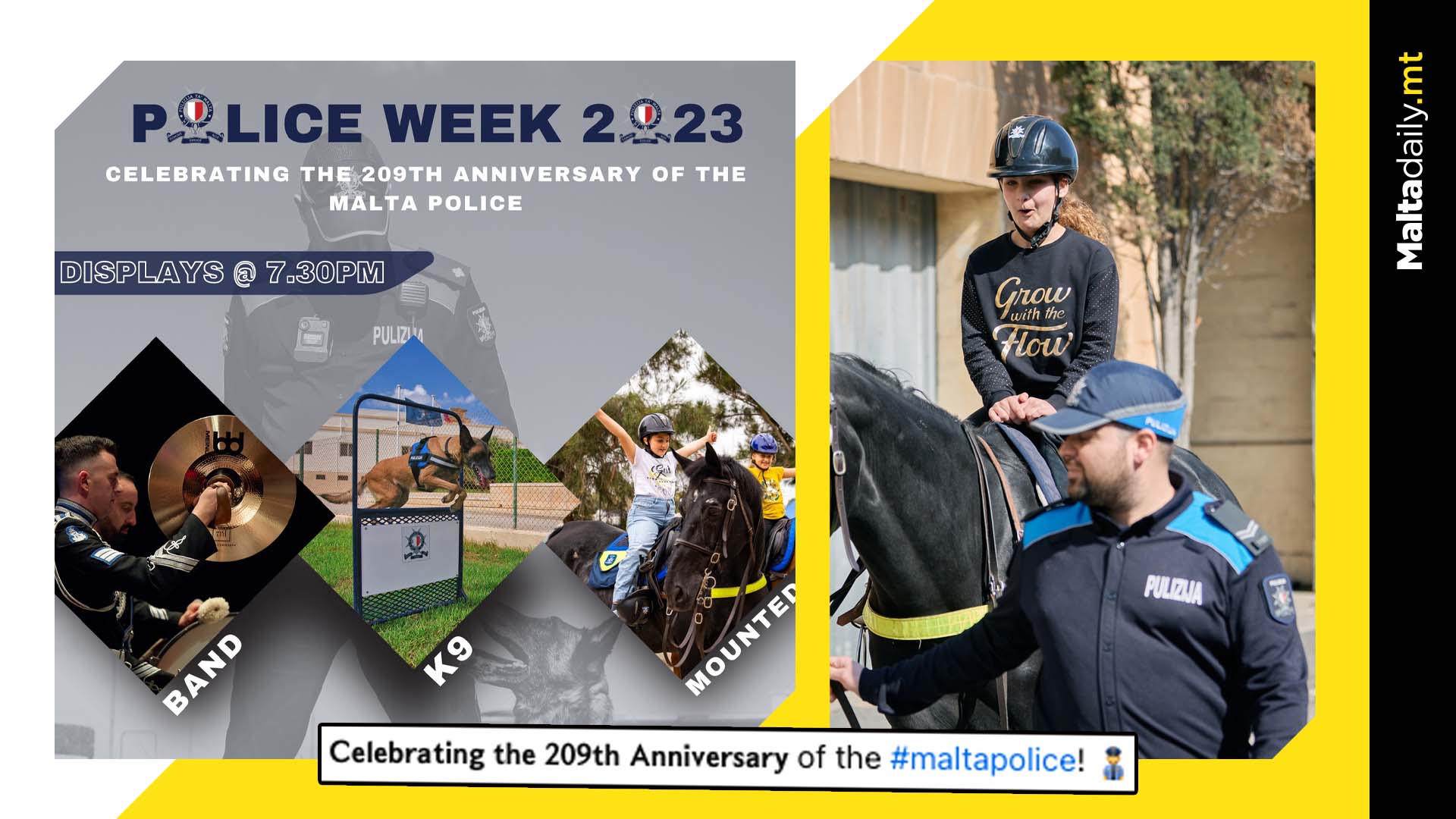 Week Of Events Celebrating 209th Malta Police Anniversary