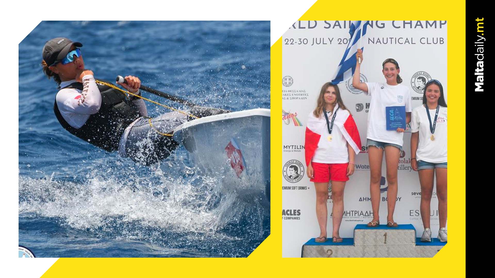 15 Year Old Maltese Sailor Wins Bronze In World Championships