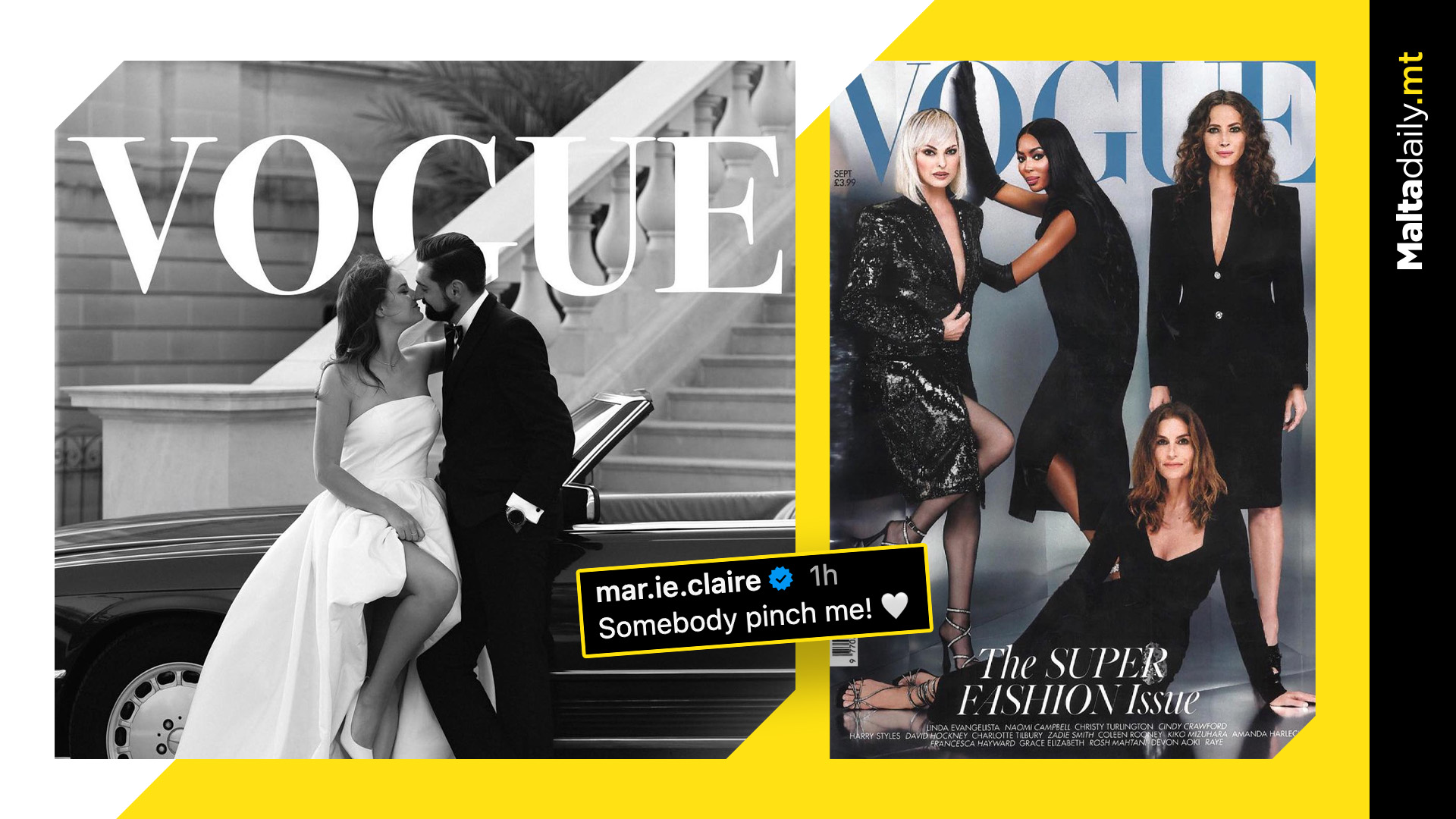 Maltese Couple Shine Bright on September Issue of British Vogue
