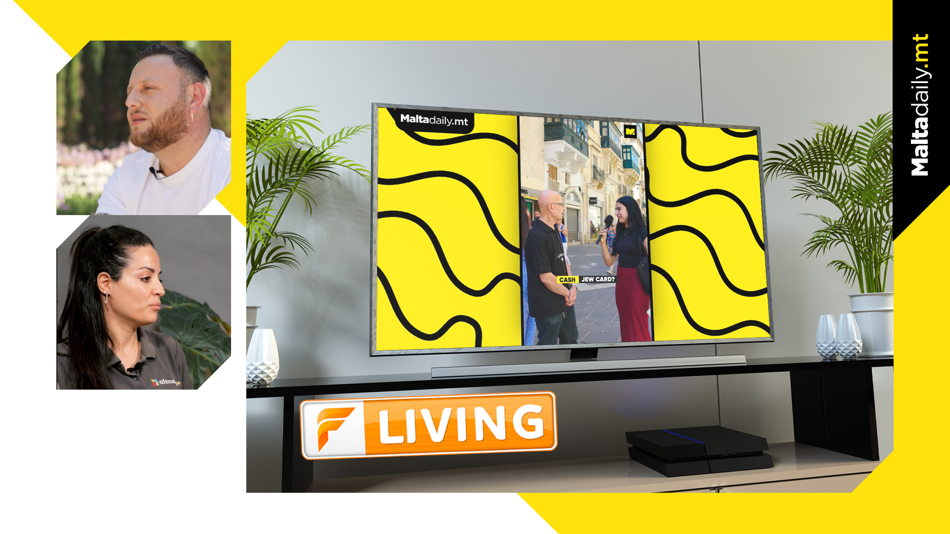 Malta Daily TV Segments to Air on F Living Channel From Today Onwards