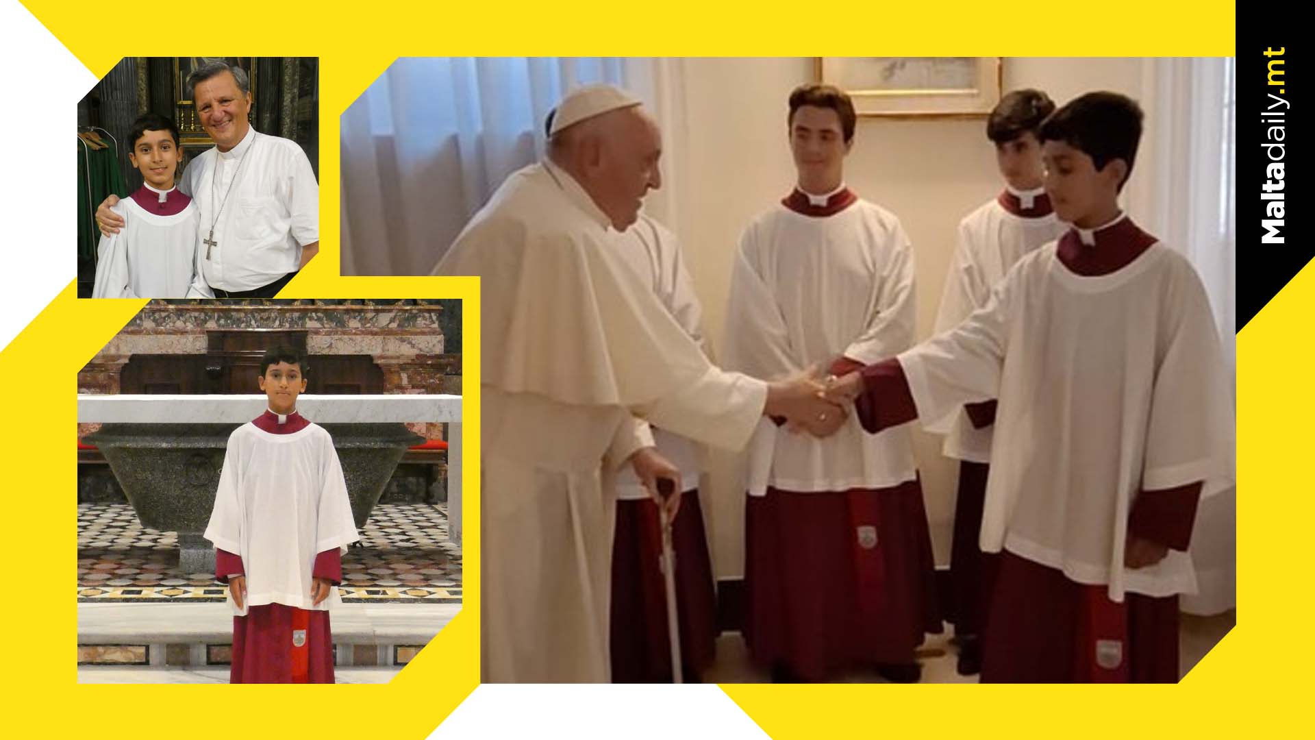 Local Altar Boy Meets Pope Francis In Vatican Trip