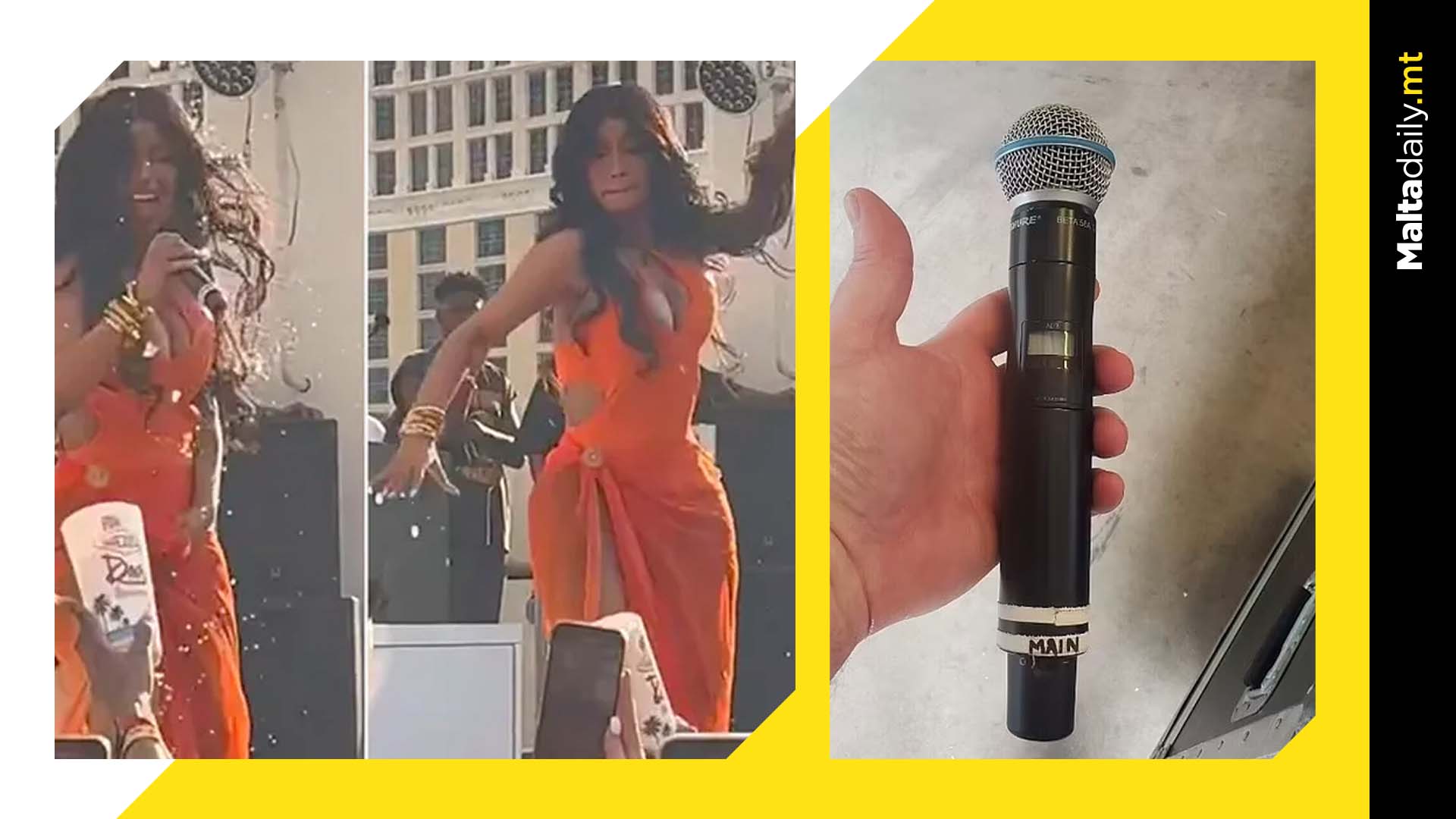 Microphone Thrown By Cardi B At Fan Sold For Nearly $100K