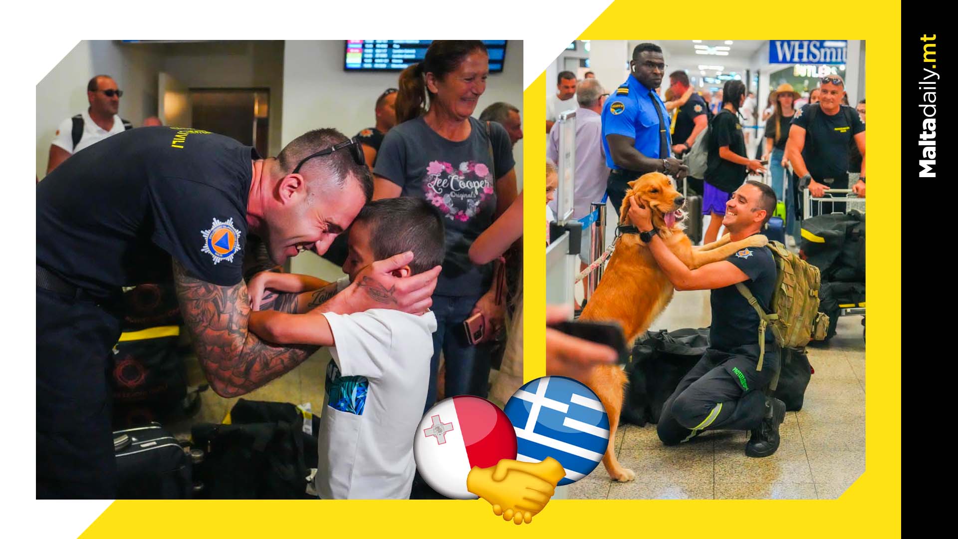 Maltese CPD Officers Return Safely Home From Greece