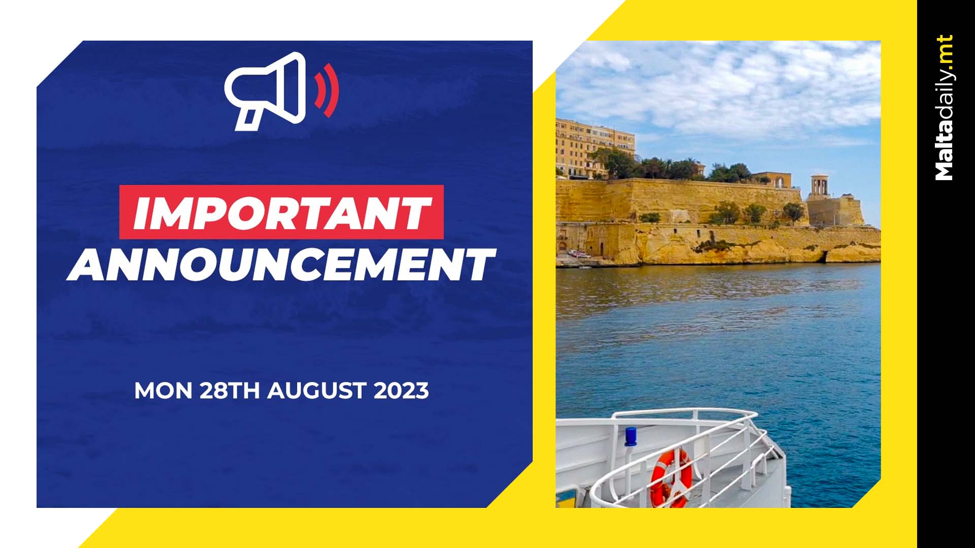 Gozo Highspeed Cancel Trips Due To Sea Conditions