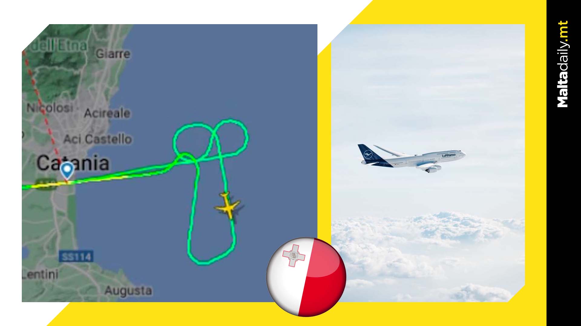 Lufthansa Pilot Draws Penis Sky Path Before Landing In Malta