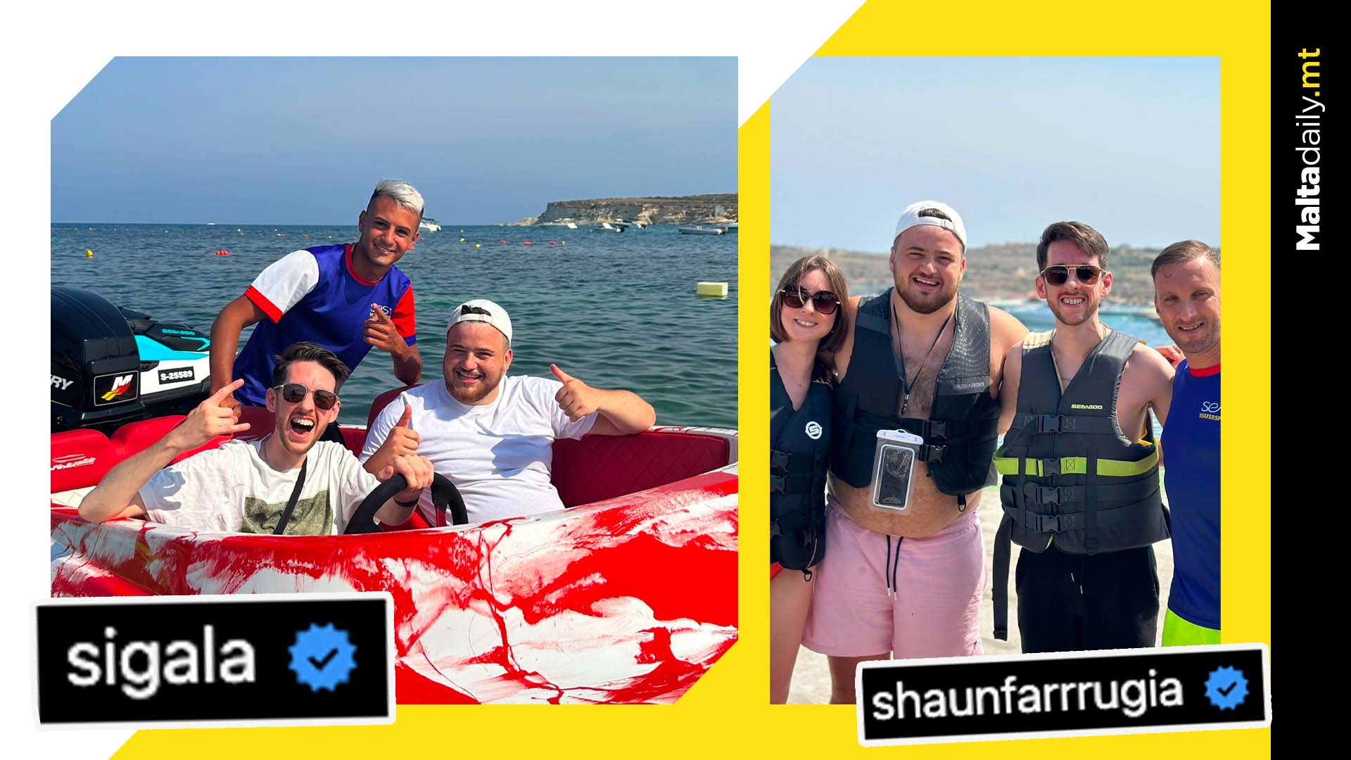 Dj Sigala Hanging Out In Malta With Shaun Farrugia