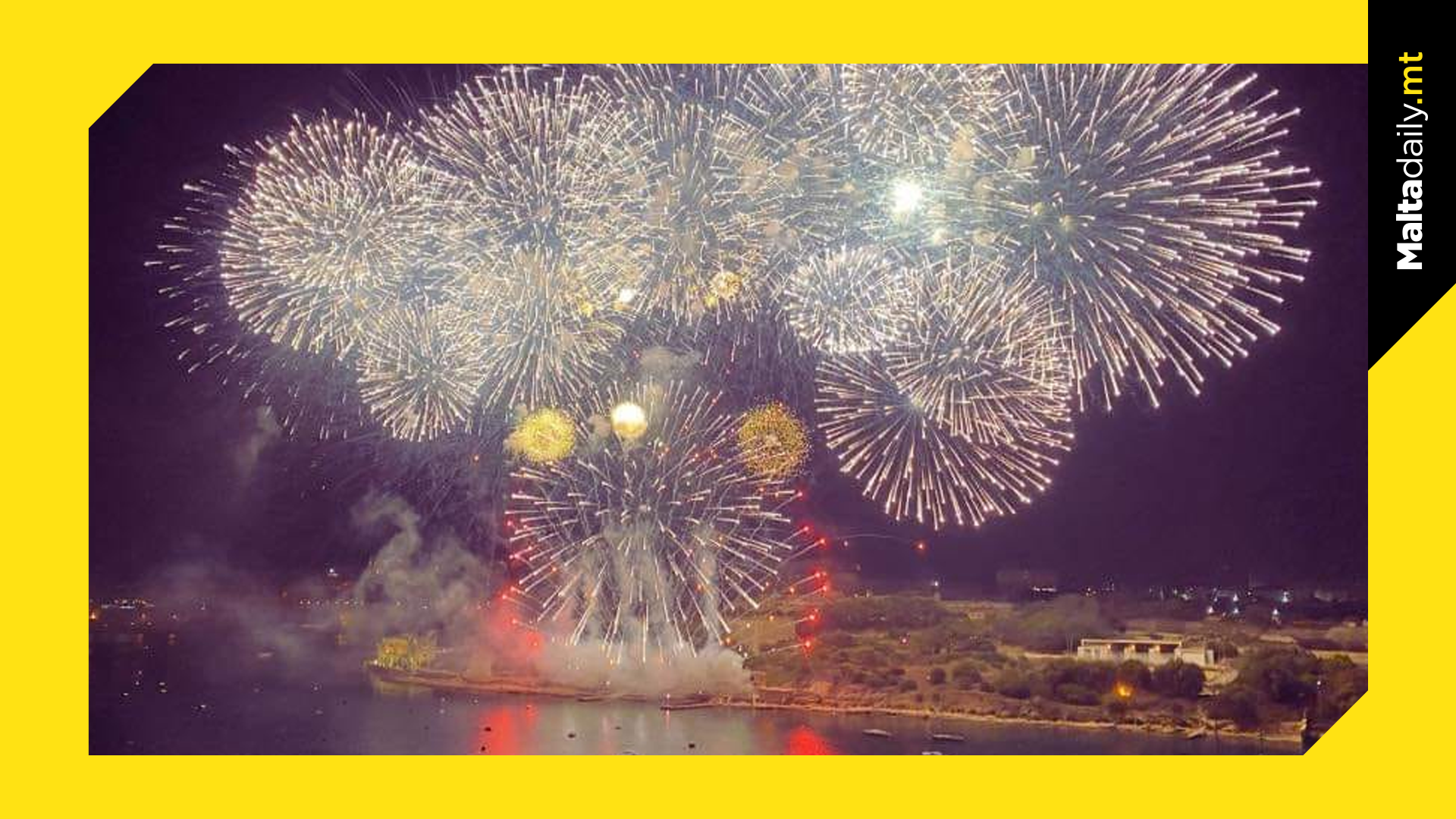 Stars Of Fire: Sliema Strand Lit Up With Fireworks Display