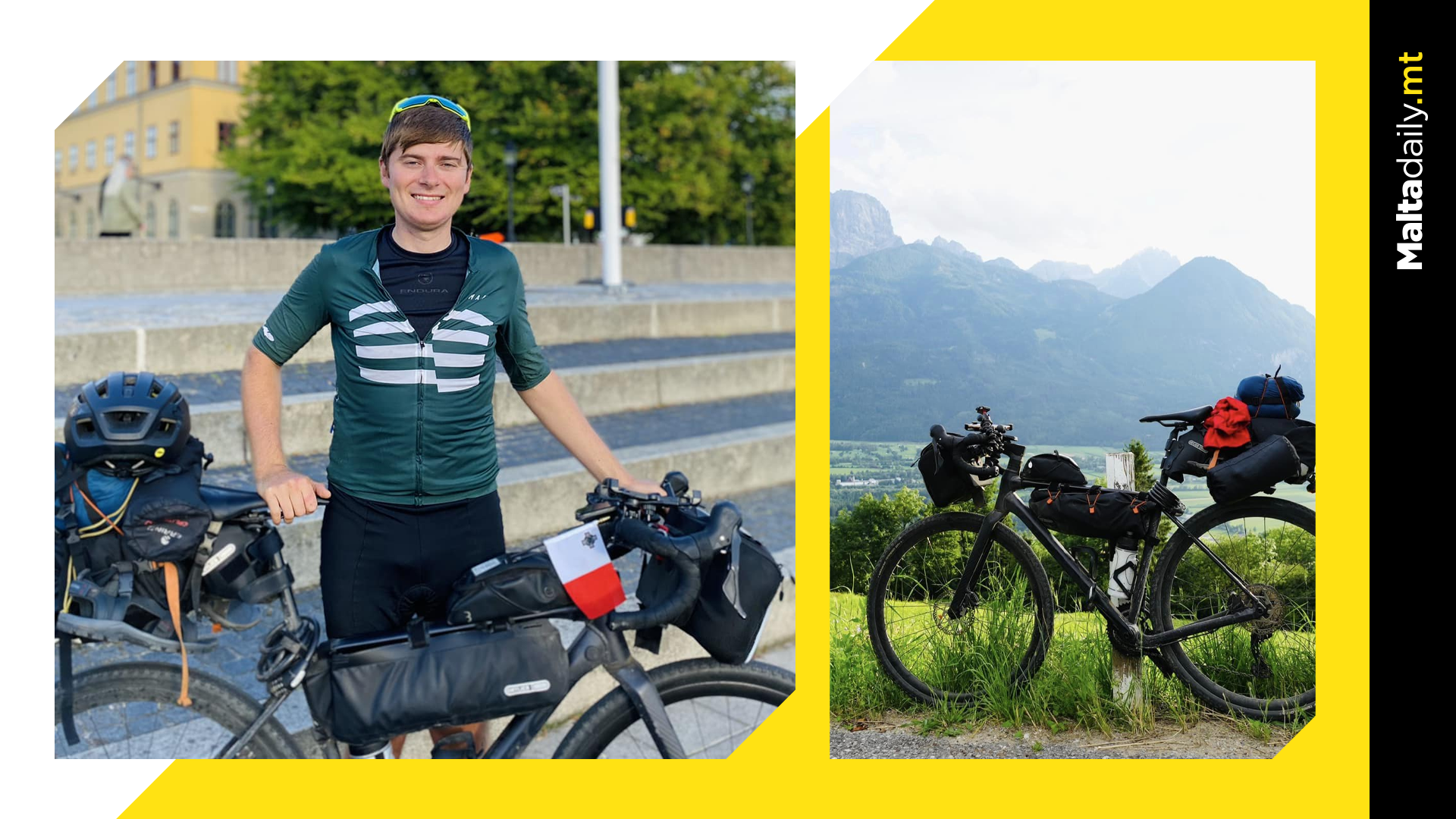 Steve Zammit Lupi Cycles from Malta to Sweden in 41 Days