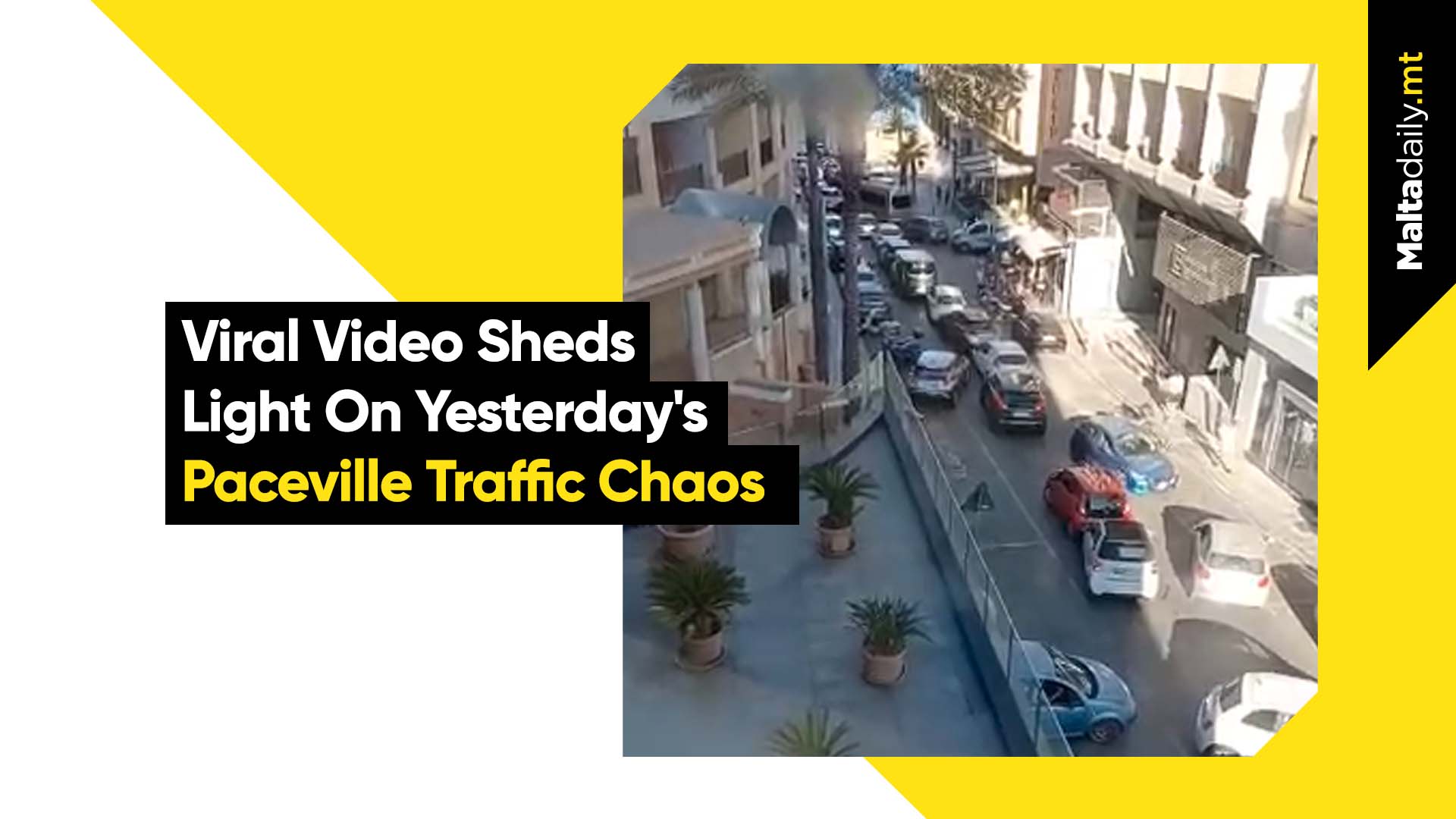 Viral Video Sheds Light On Yesterday's Paceville Traffic Chaos