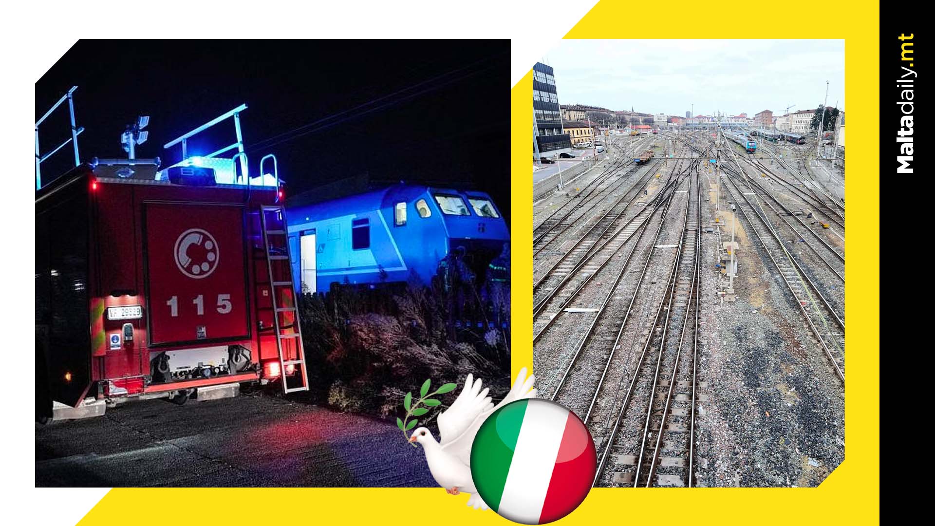Tragedy As 5 Railway Workers In Italy Killed By Train