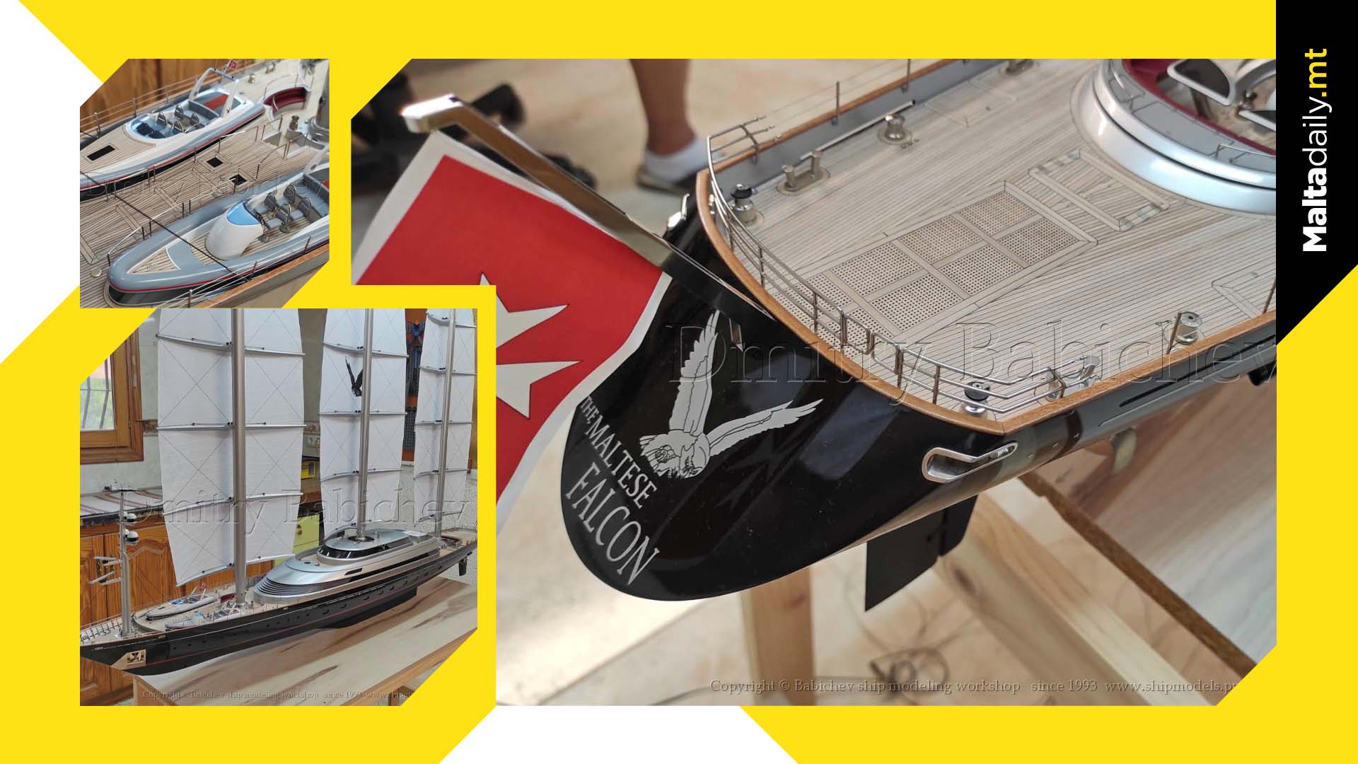 Have A Look At This Maltese Falcon Yacht Model