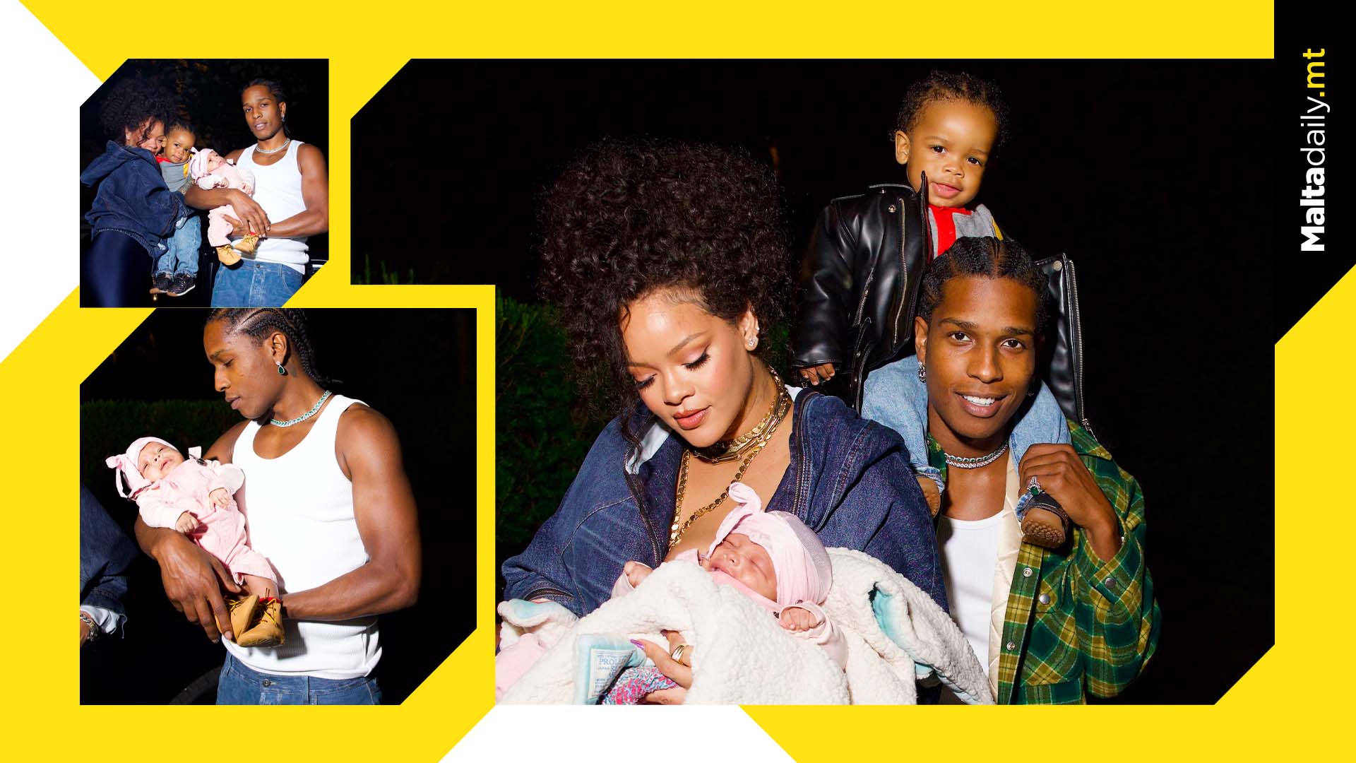 Rihanna And A$AP Rocky Share New Images As Family Of 4