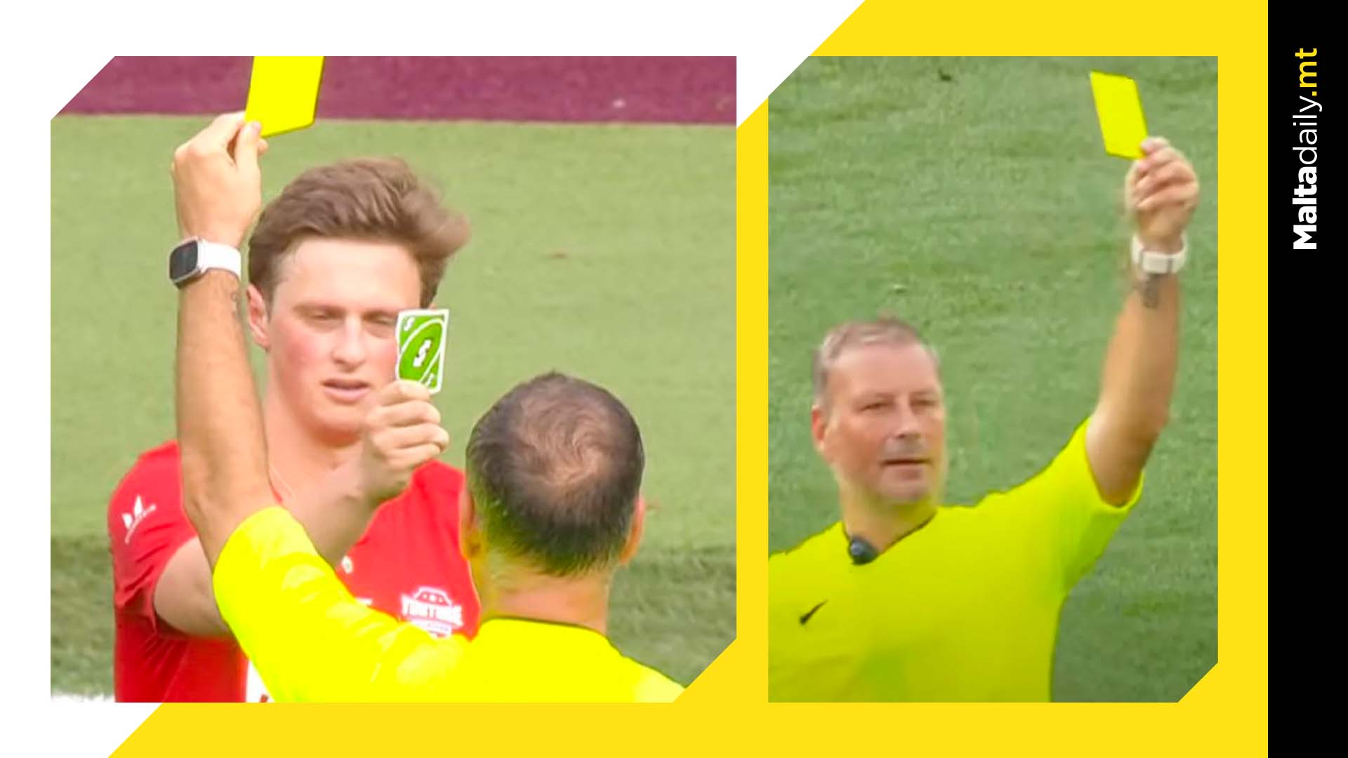 Uno Reverse Card To Referee During Sidemen Charity Match