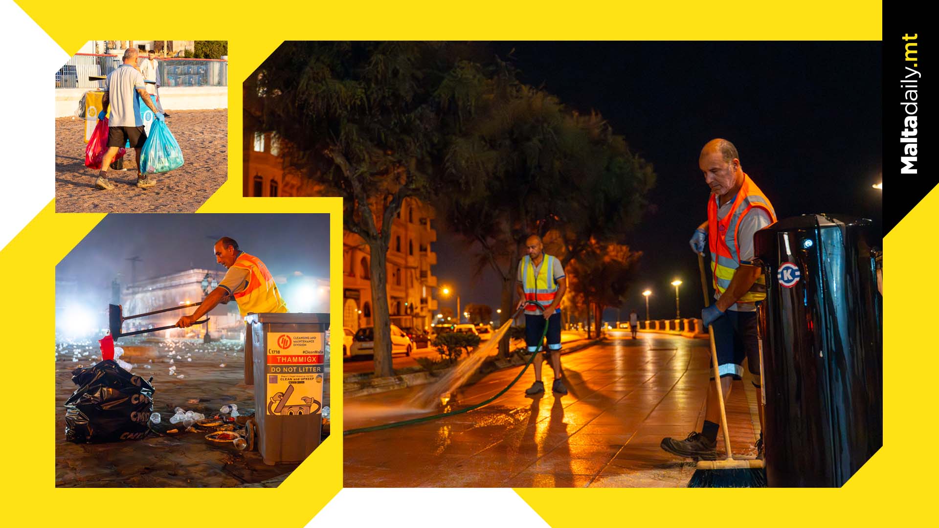 Keeping Malta Clean, Day And Night