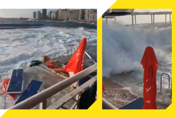 Sliema Waterpolo Pitch Flooded Ahead Of Forecasted Storm