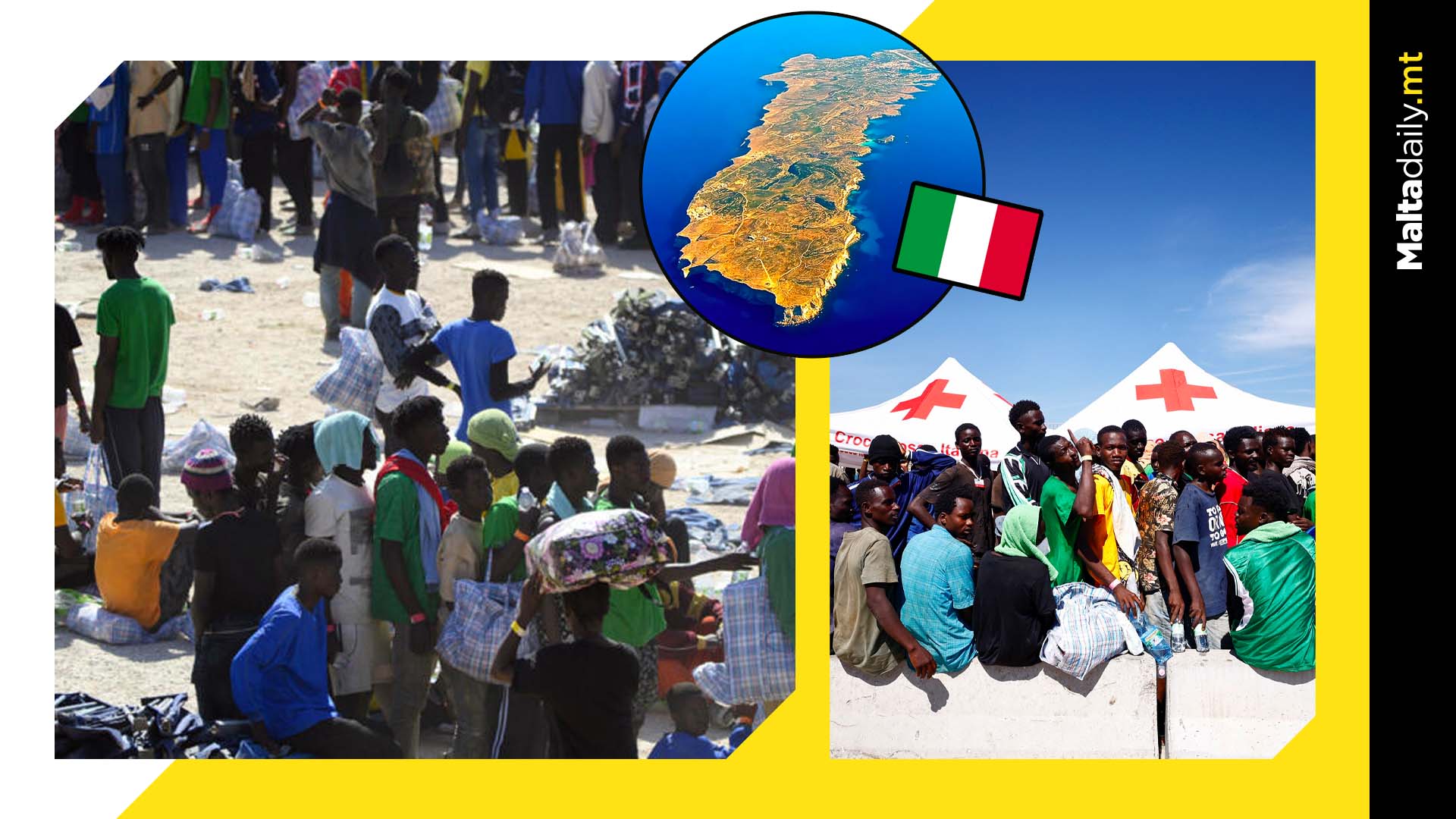 7,000 Migrants Arrive On Lampedusa Over Two Days