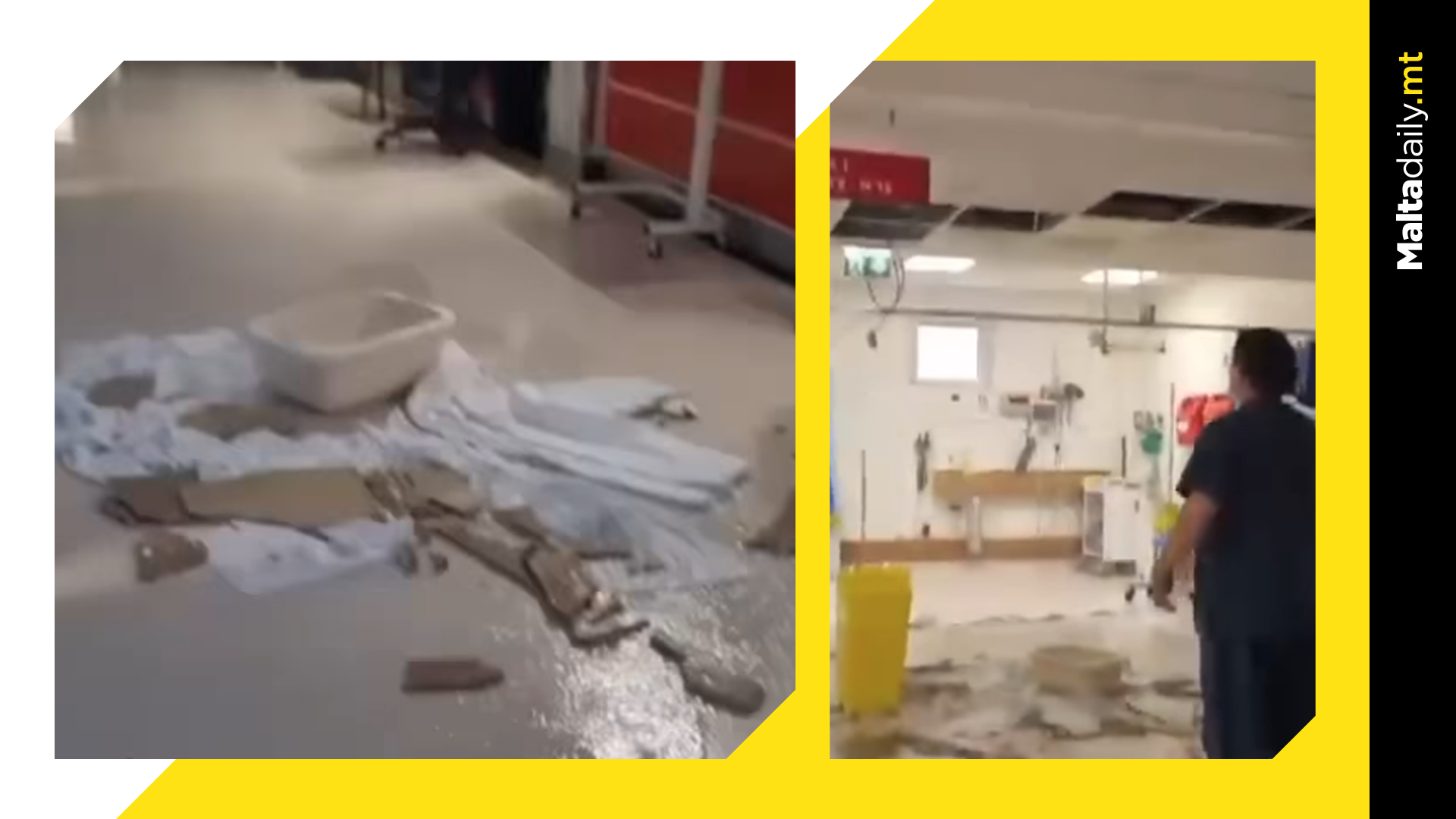 Water Leak From Mater Dei Ceiling In Shocking Video