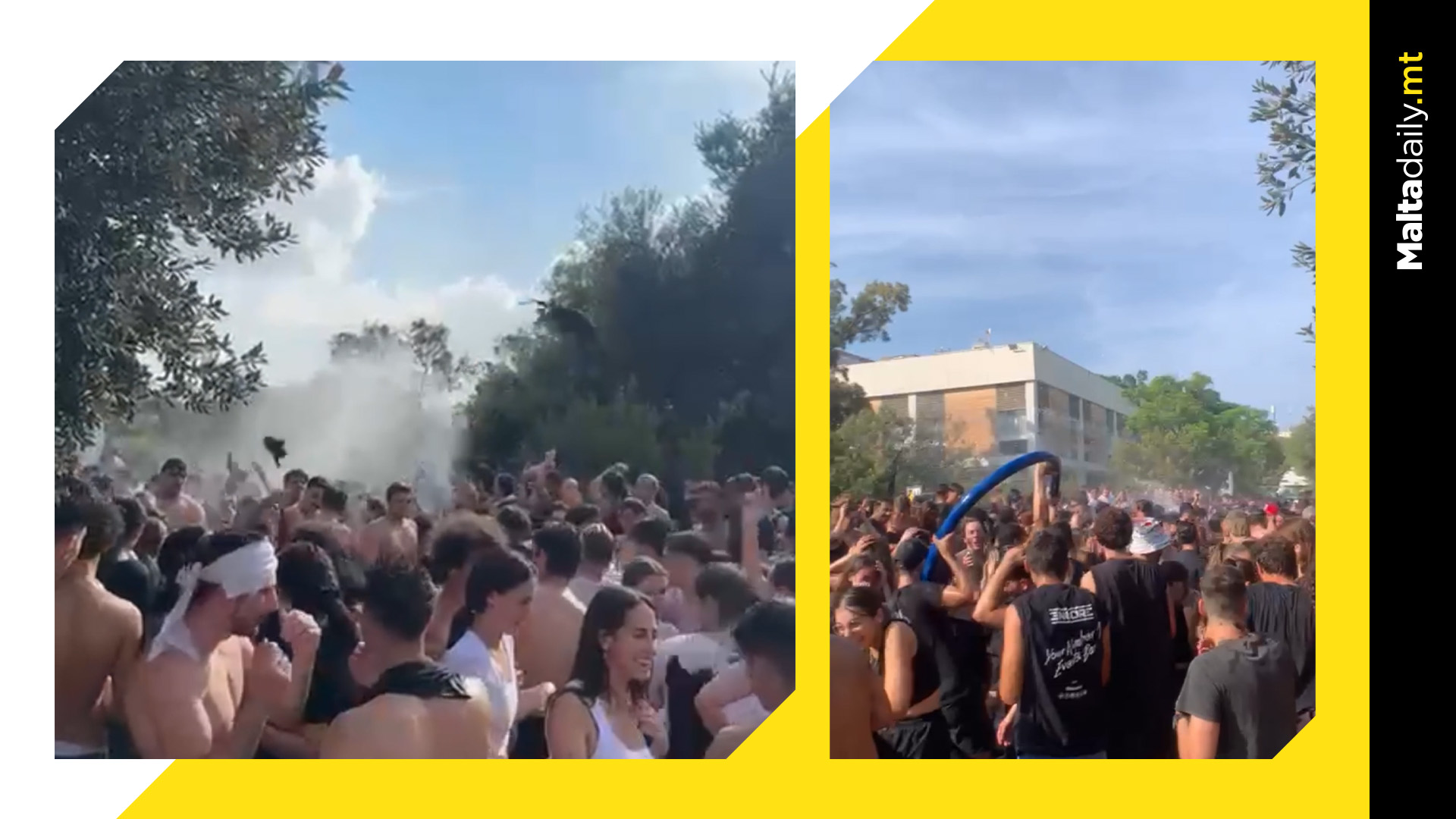 Chaos at University for Yearly ELSA vs SACES Water Fight