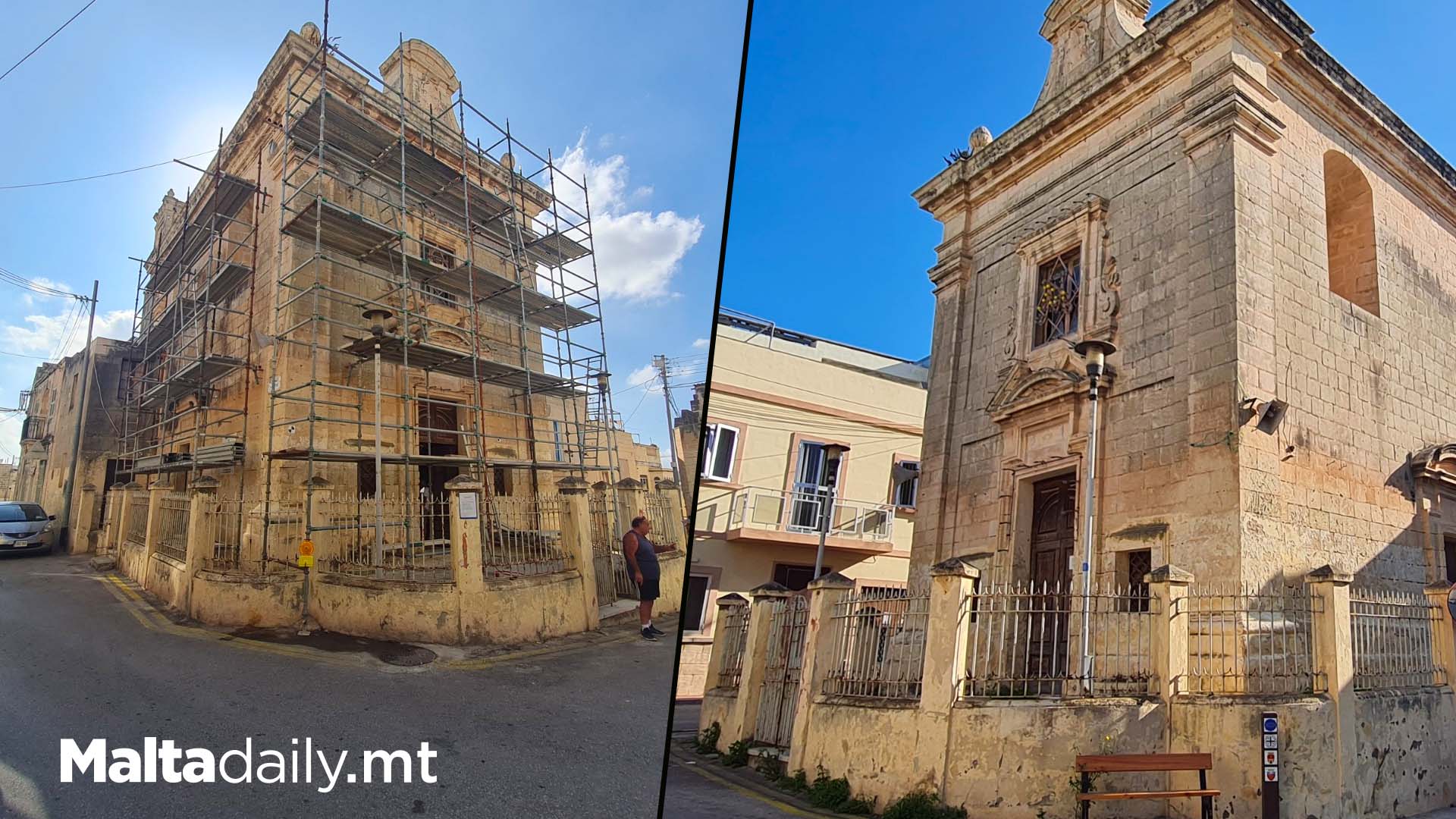 Ongoing Restoration Works On Chapel Of Our Lady Of Light In Ħaż-Żebbuġ