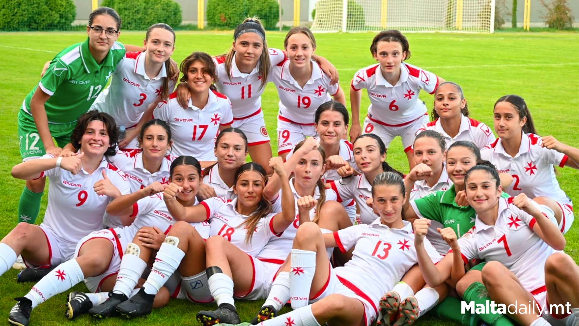 MALTA’S U17 WOMEN FOOTBALL TEAM WITH PROMISING UEFA CHAMPIONSHIP RESULTS