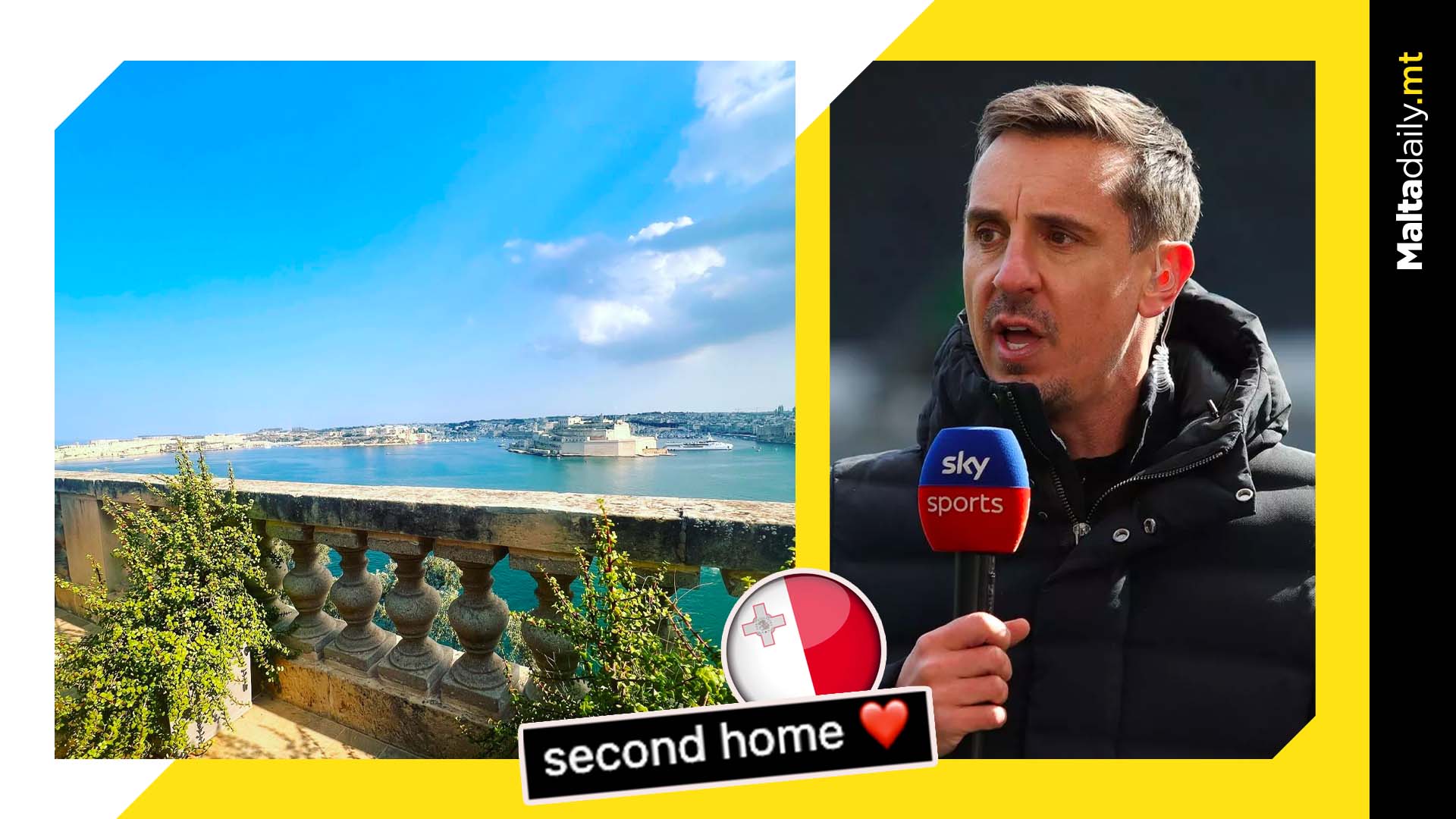 Gary Neville Calls Malta His Second Home After Stay