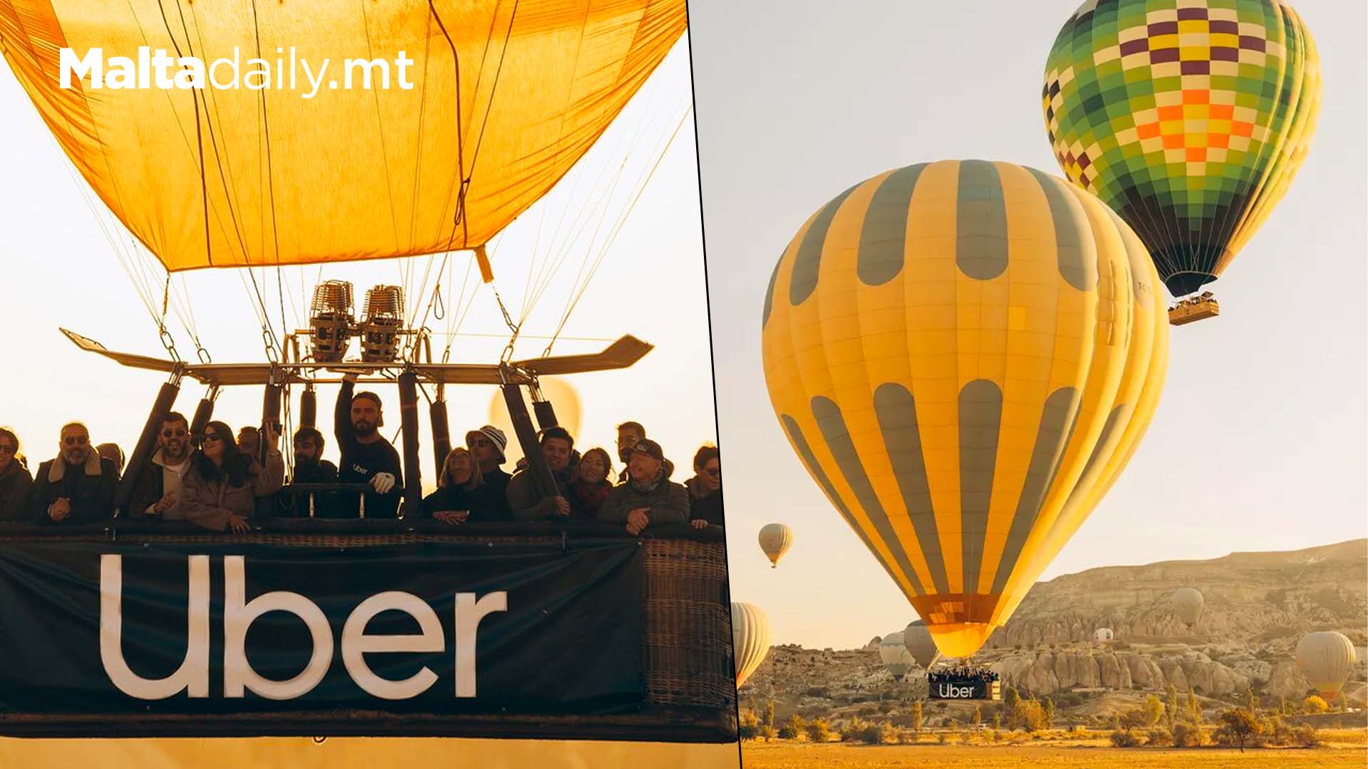 UBER Is Now Offering Hot Air Balloon Rides In Turkey