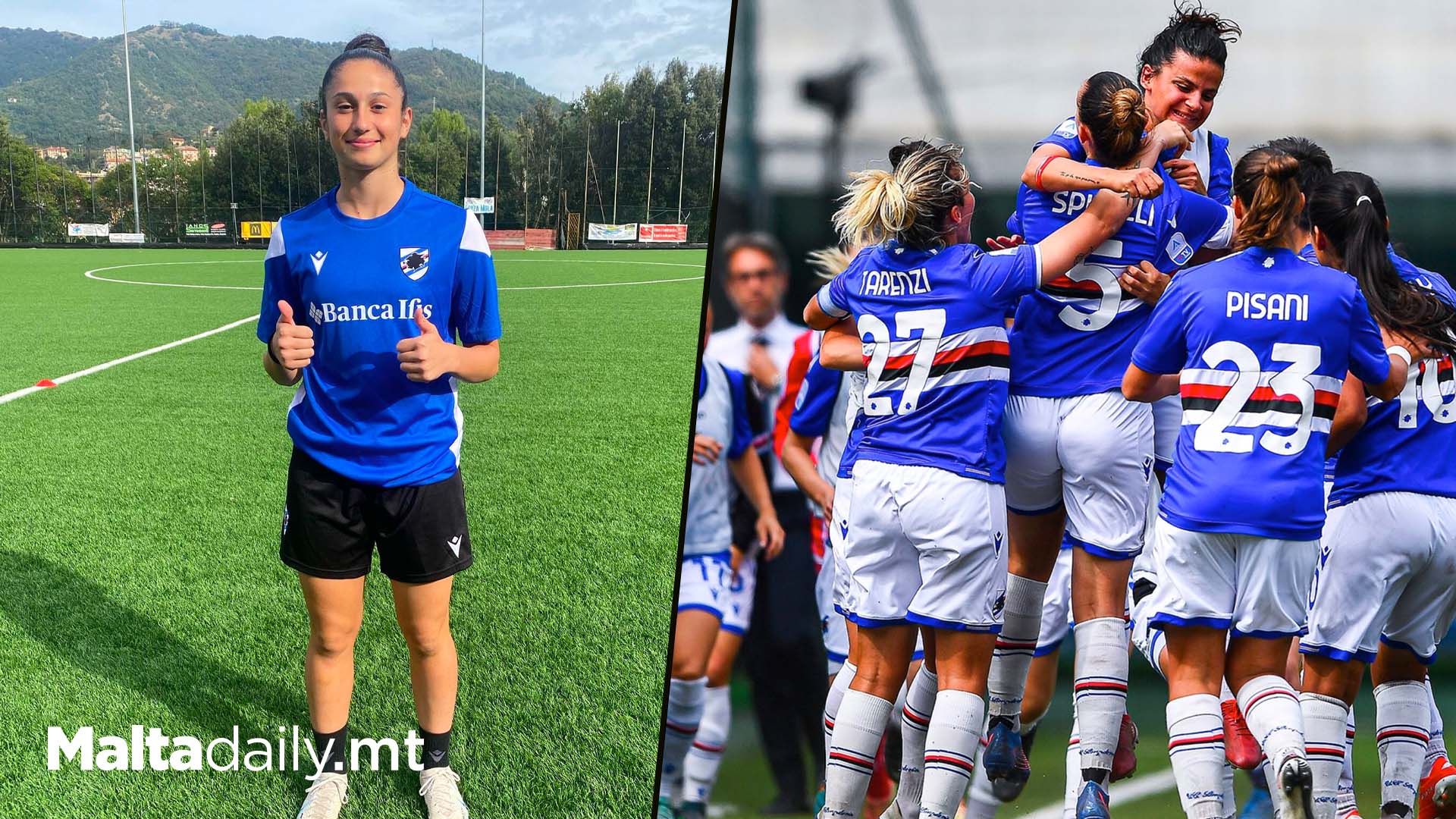 Maltese Footballer Joins Sampdoria Women's Team