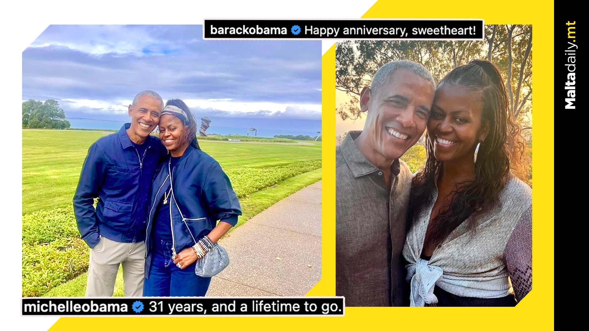 Barack And Michelle Obama Celebrate 31 Year Anniversary