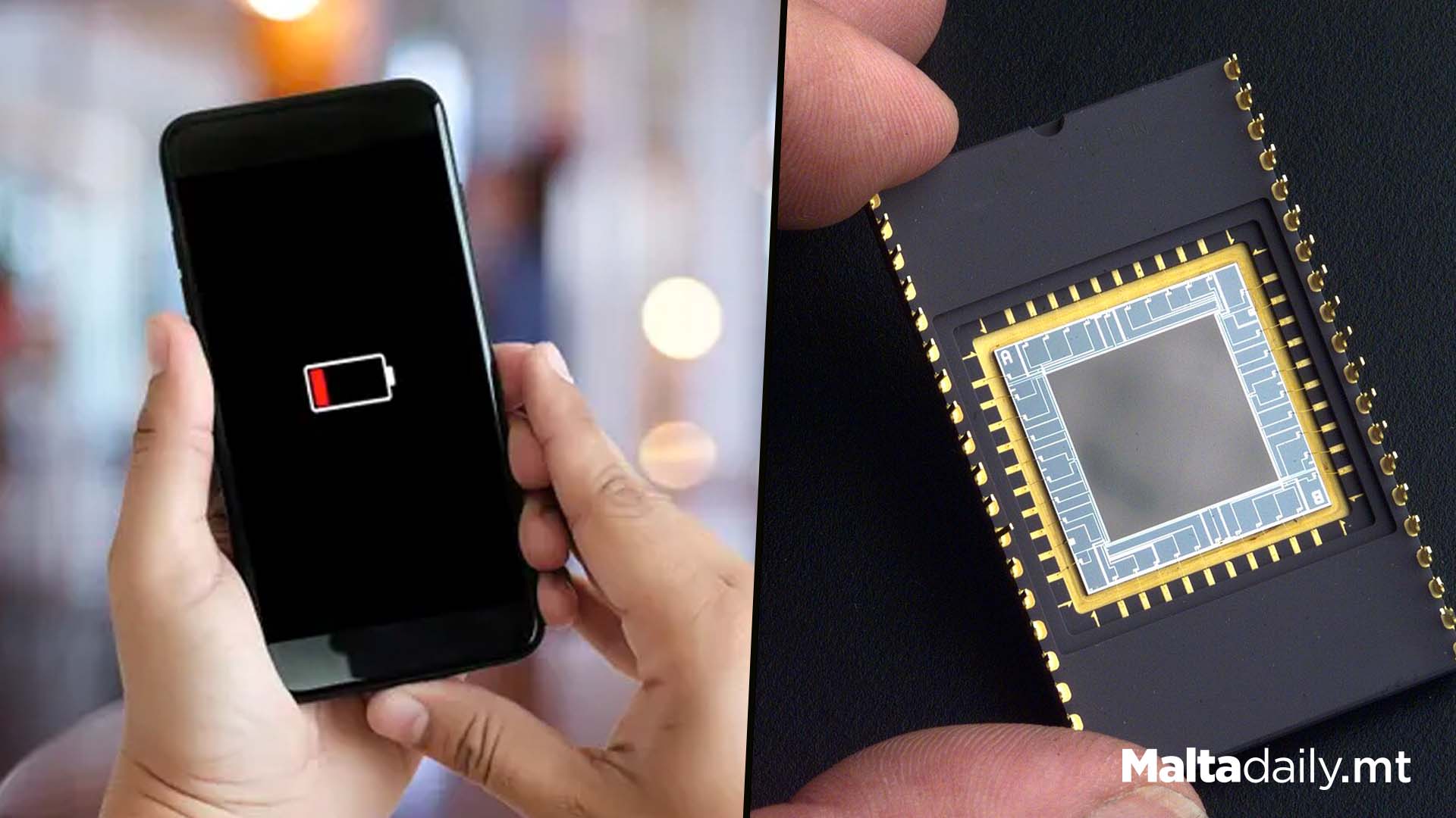 Microchip That Makes Phone Batteries Go 1 Month Without Charging Being Developed
