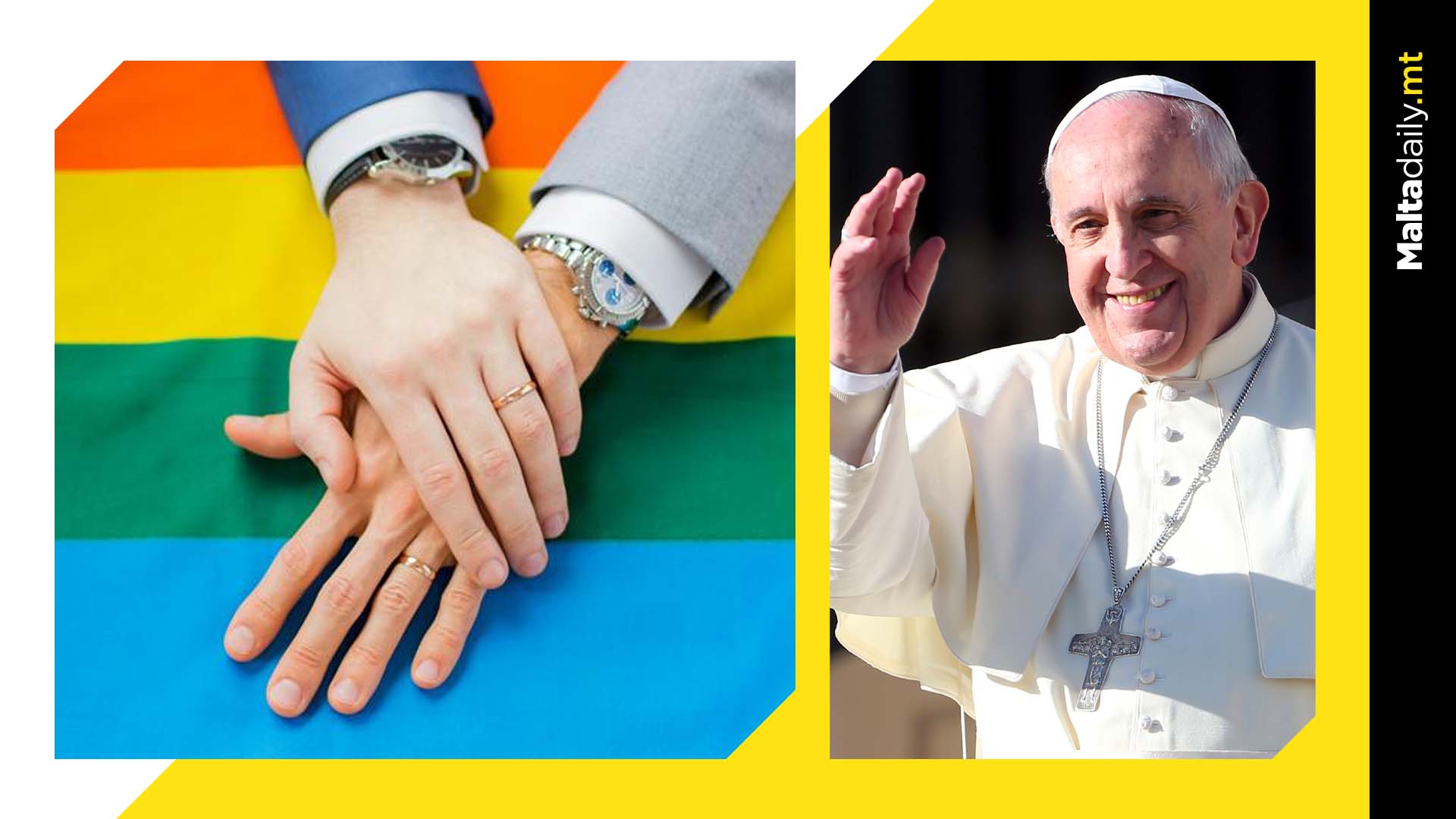 Pope Suggests Catholic Church Could Bless Gay Marriage