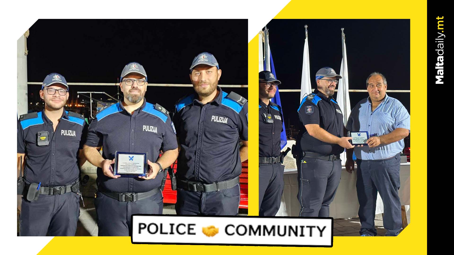 Community Police Team Awarded For Marsaxlokk Service