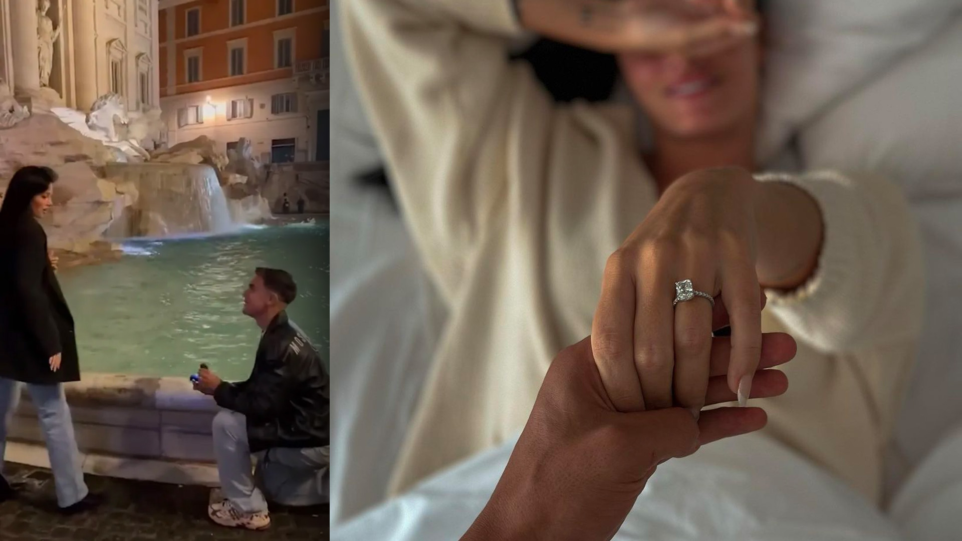Paola Dybala Proposes to Girlfriend in Front of Fontana Di Trevi