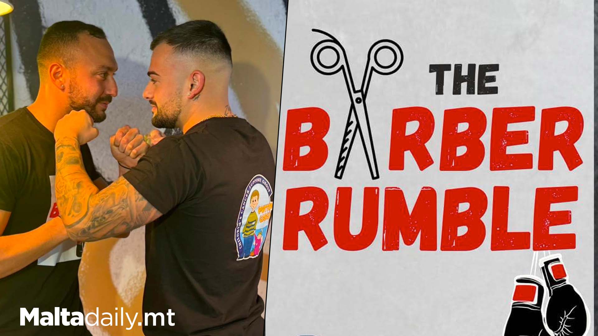 Boxing Match In Aid Of Puttinu Cares: The Barber Rumble
