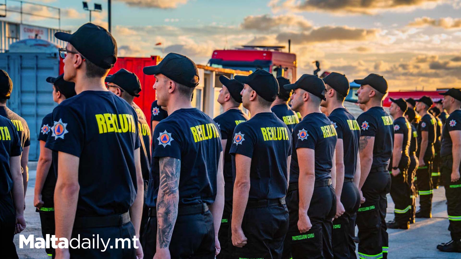 67 New Recruits Join Civil Protection Malta