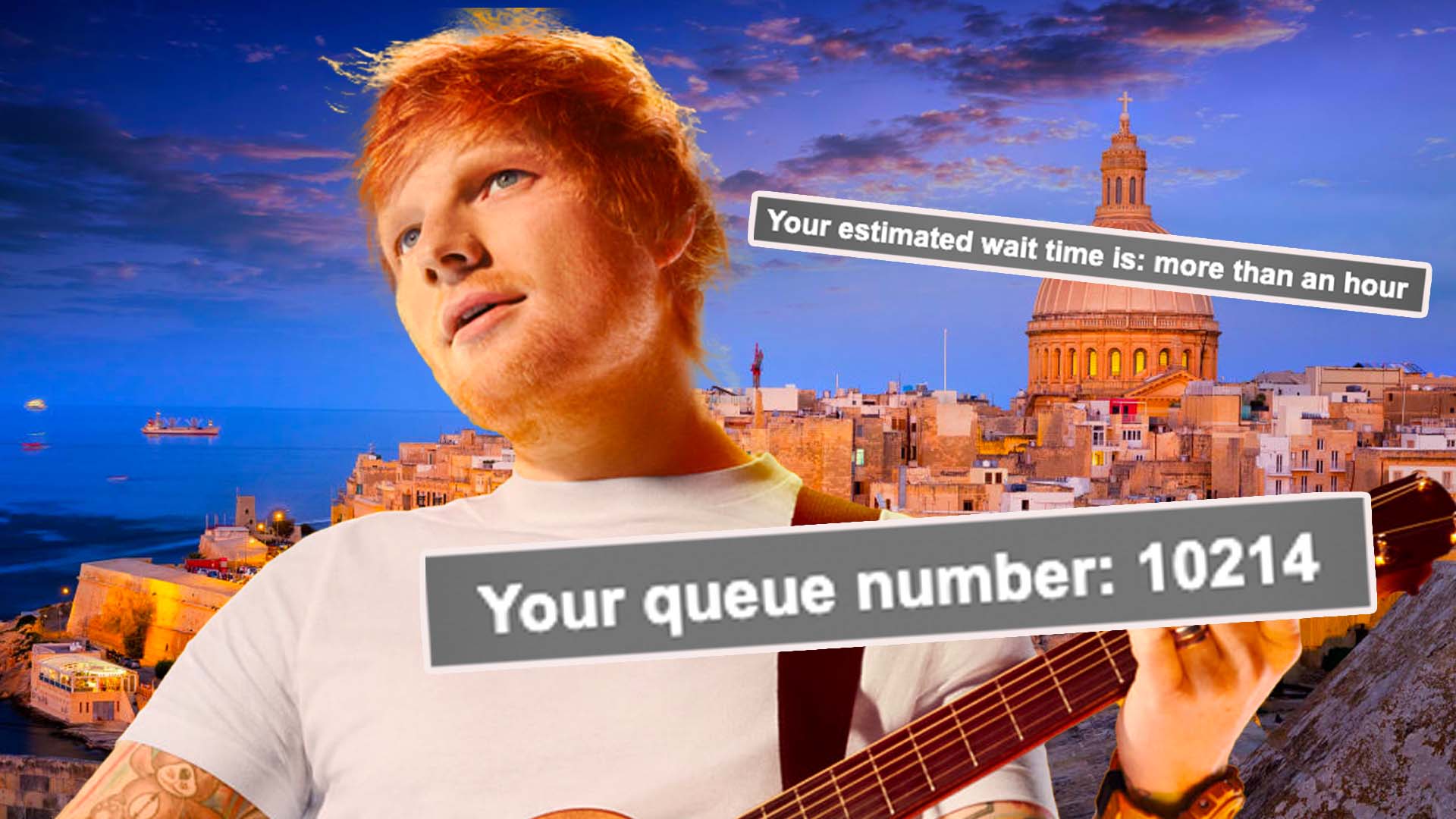Over 10,000 In Queue To Buy Ed Sheeran Tickets