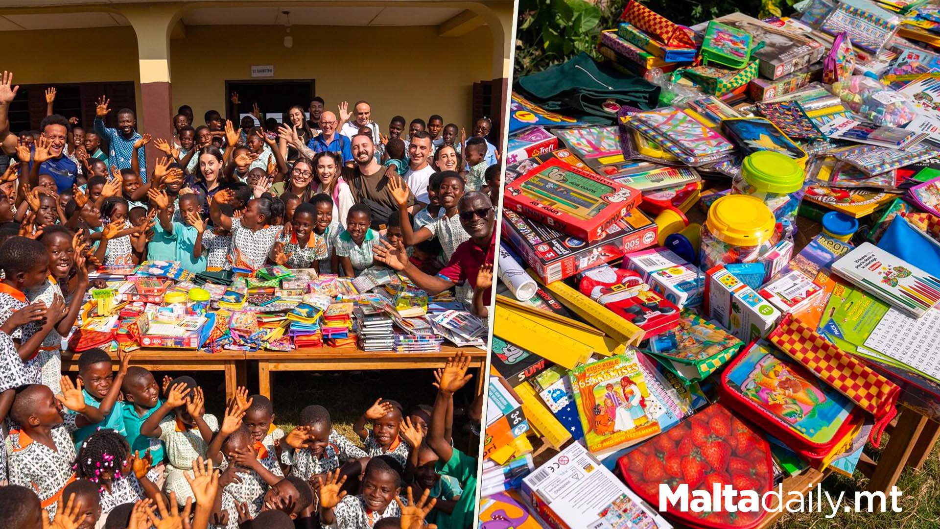Maltese Group Donates School Supplies To 400 Ghanaian Children