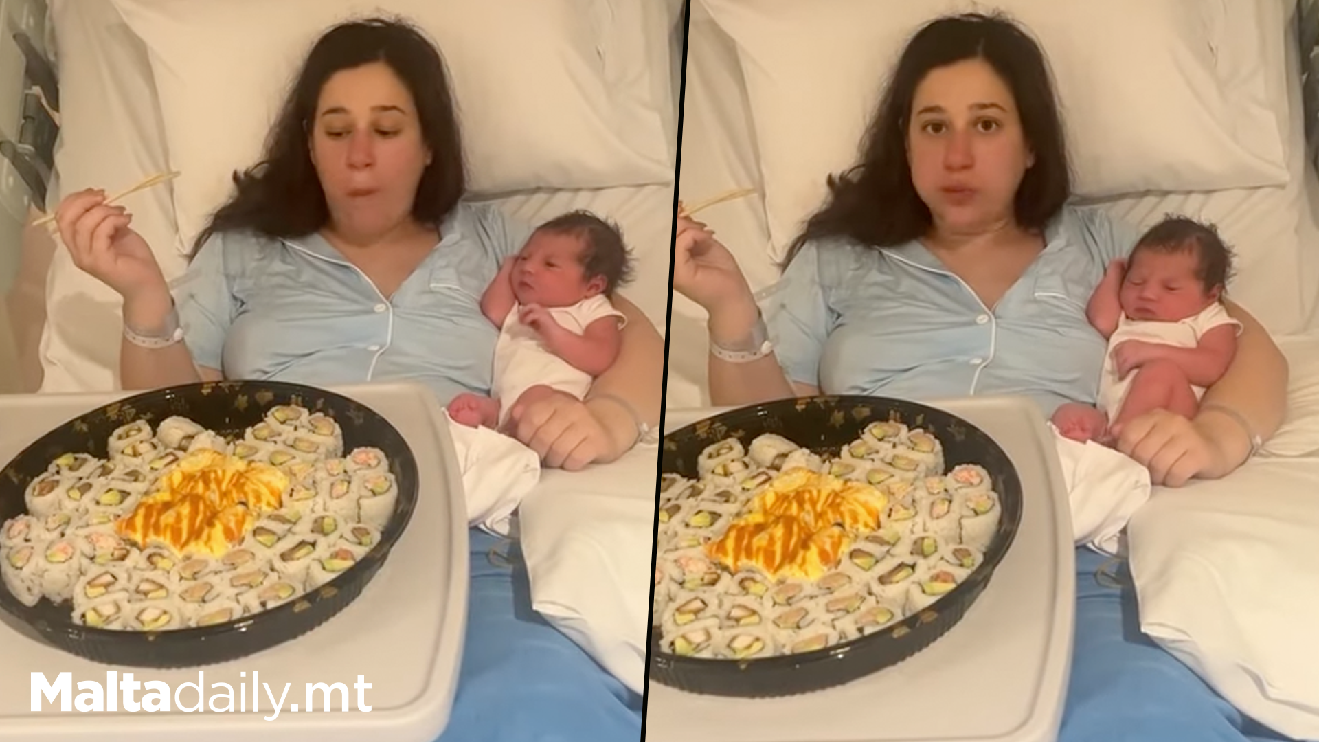 Maltese Mum Goes Viral After Enjoying Post-Childbirth Sushi