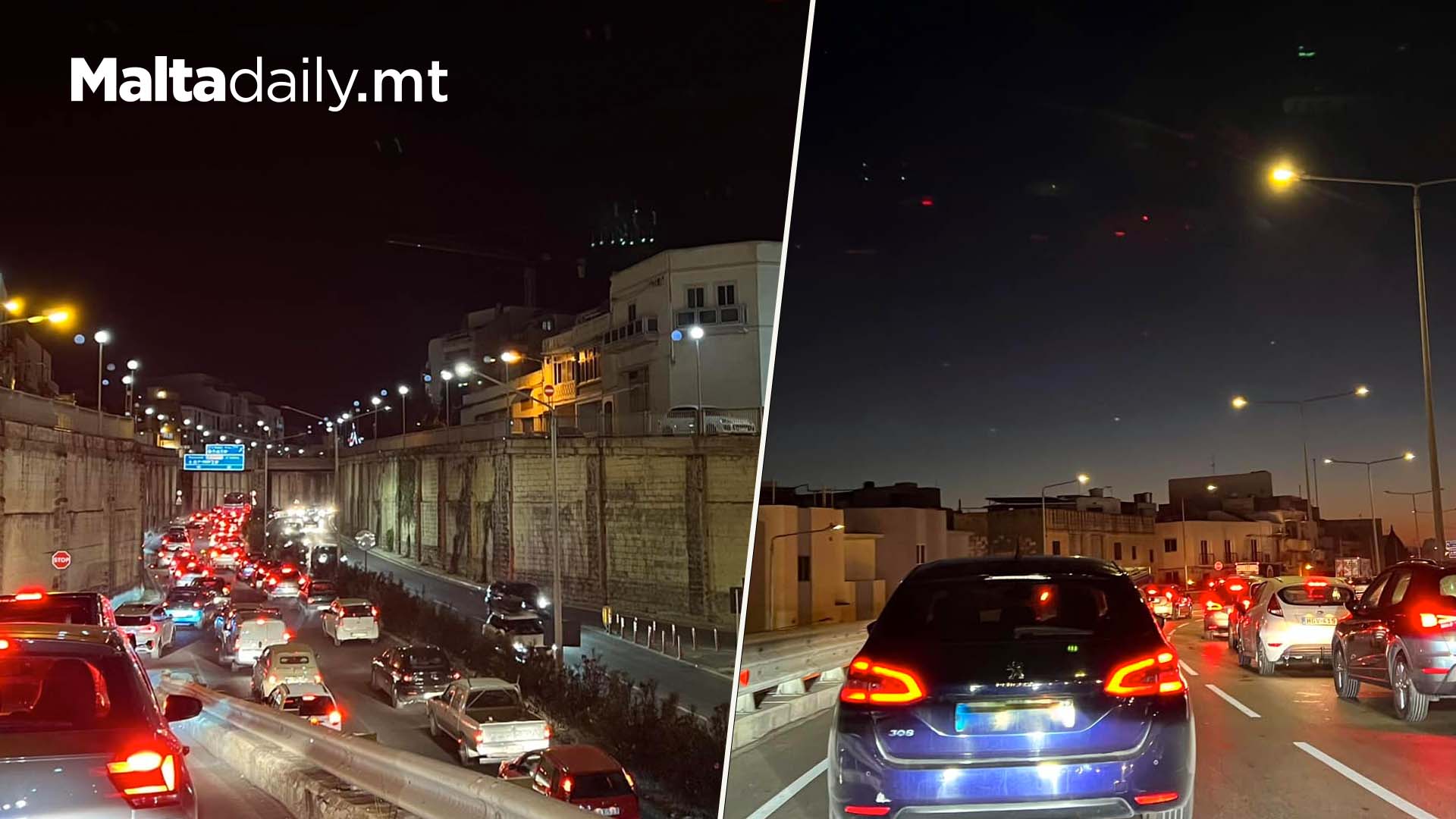 Malta Hit With Heavy Traffic In Various Areas Yesterday