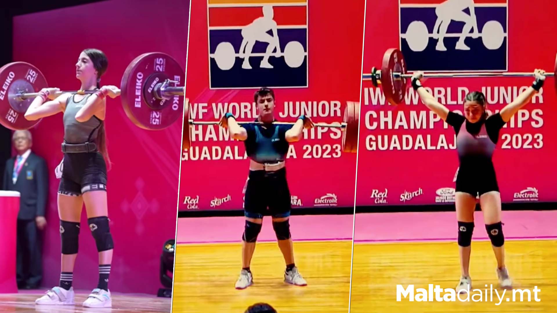 National Records By Young Maltese Weightlifters In Mexico