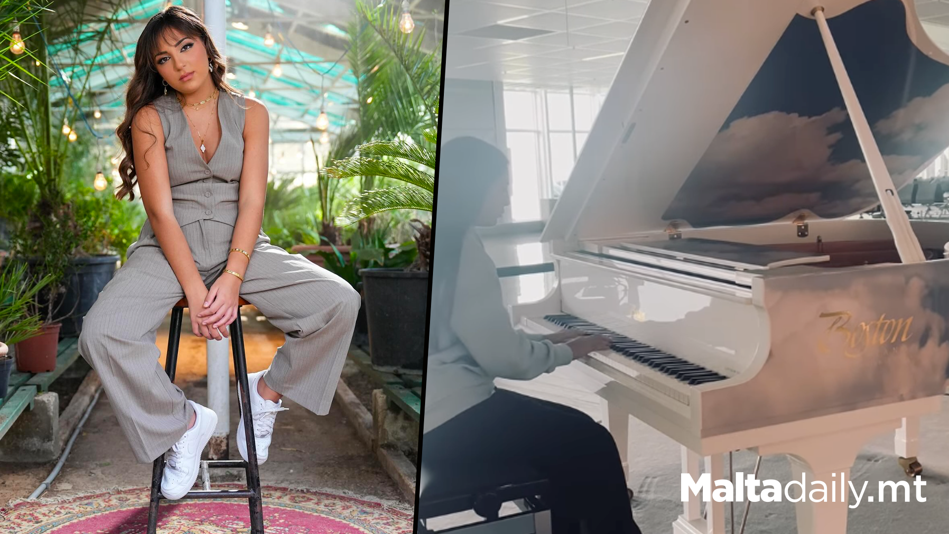 Yulan Law Plays Piano As She Awaits Return Flight To Malta