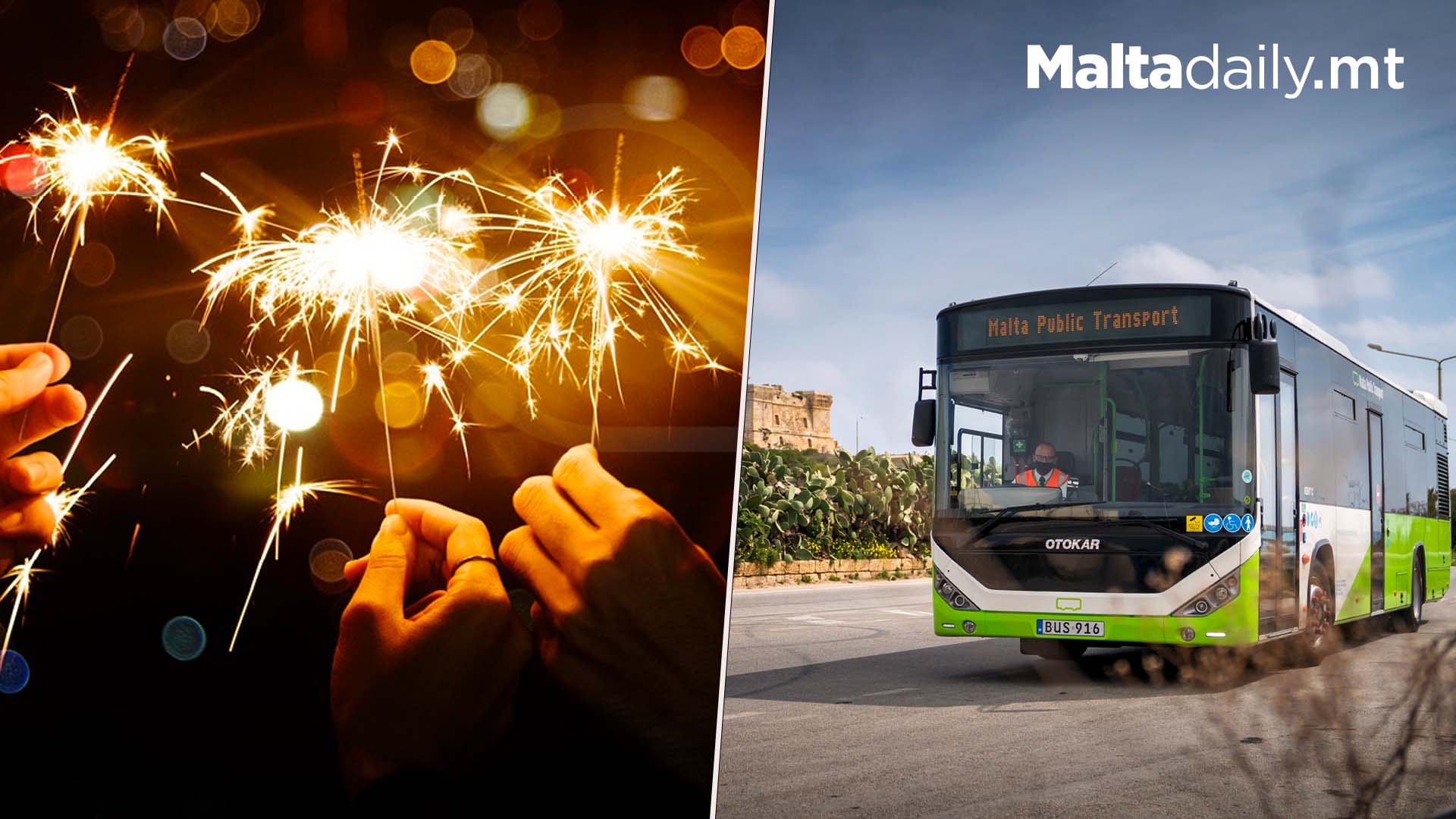 NYE Valletta Celebrations Public Transport Services