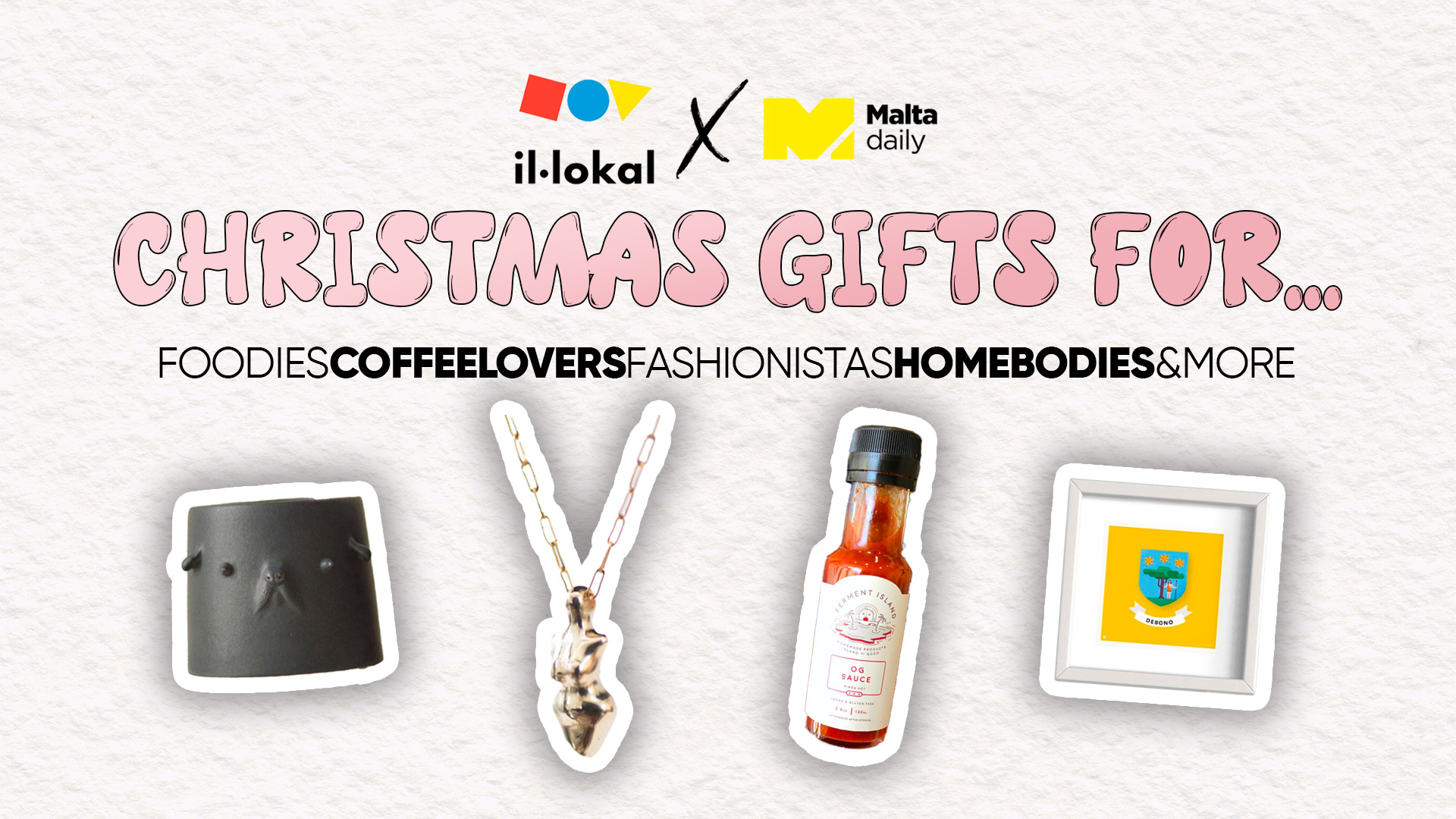 Uniquely Maltese Christmas Gifts from 'Il-Lokal' for Every Personality